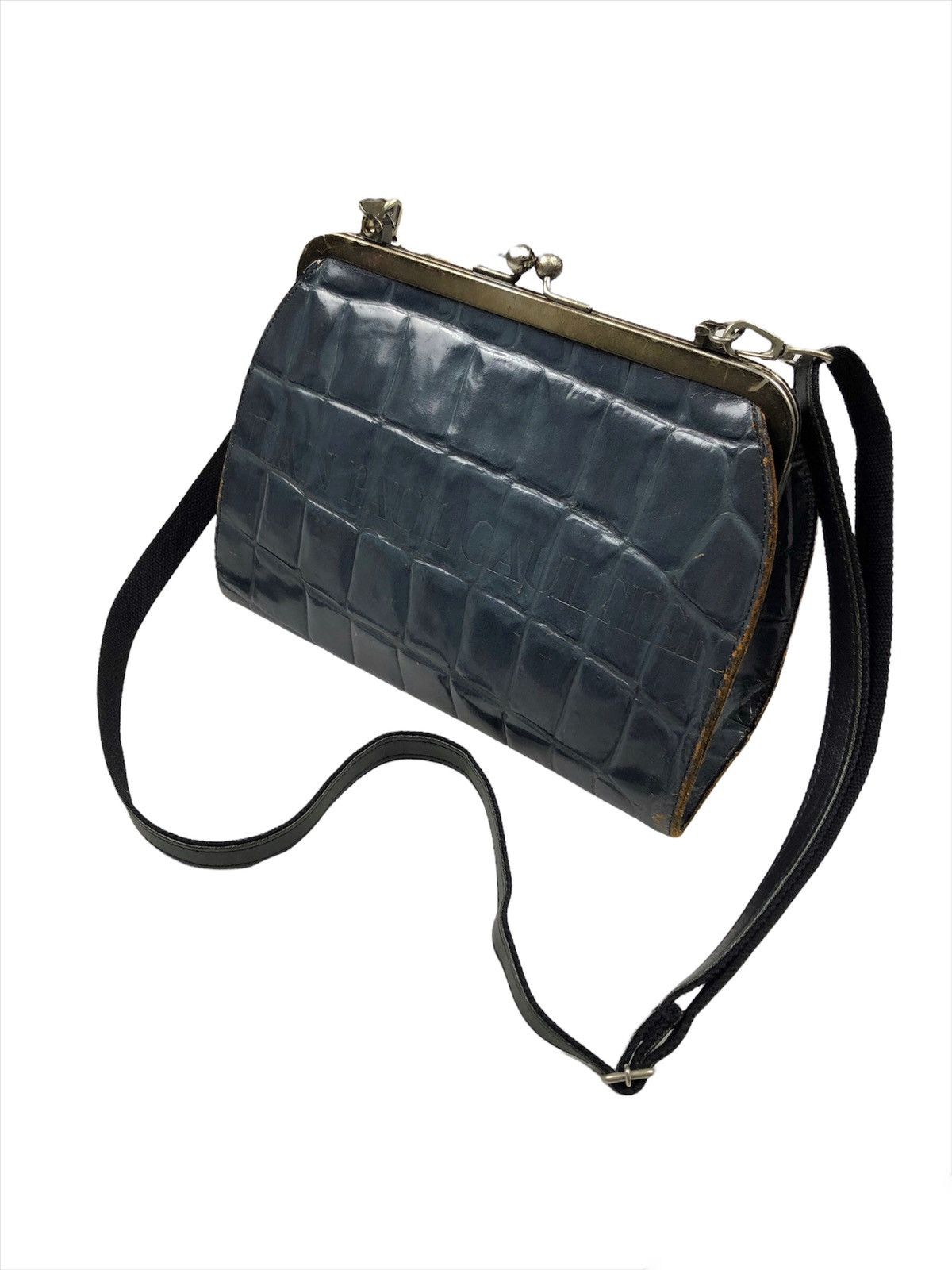Jean Paul Gaultier Vintage Jean Paul Gaultier Leather Sling Bag Size ONE SIZE - 4 Thumbnail