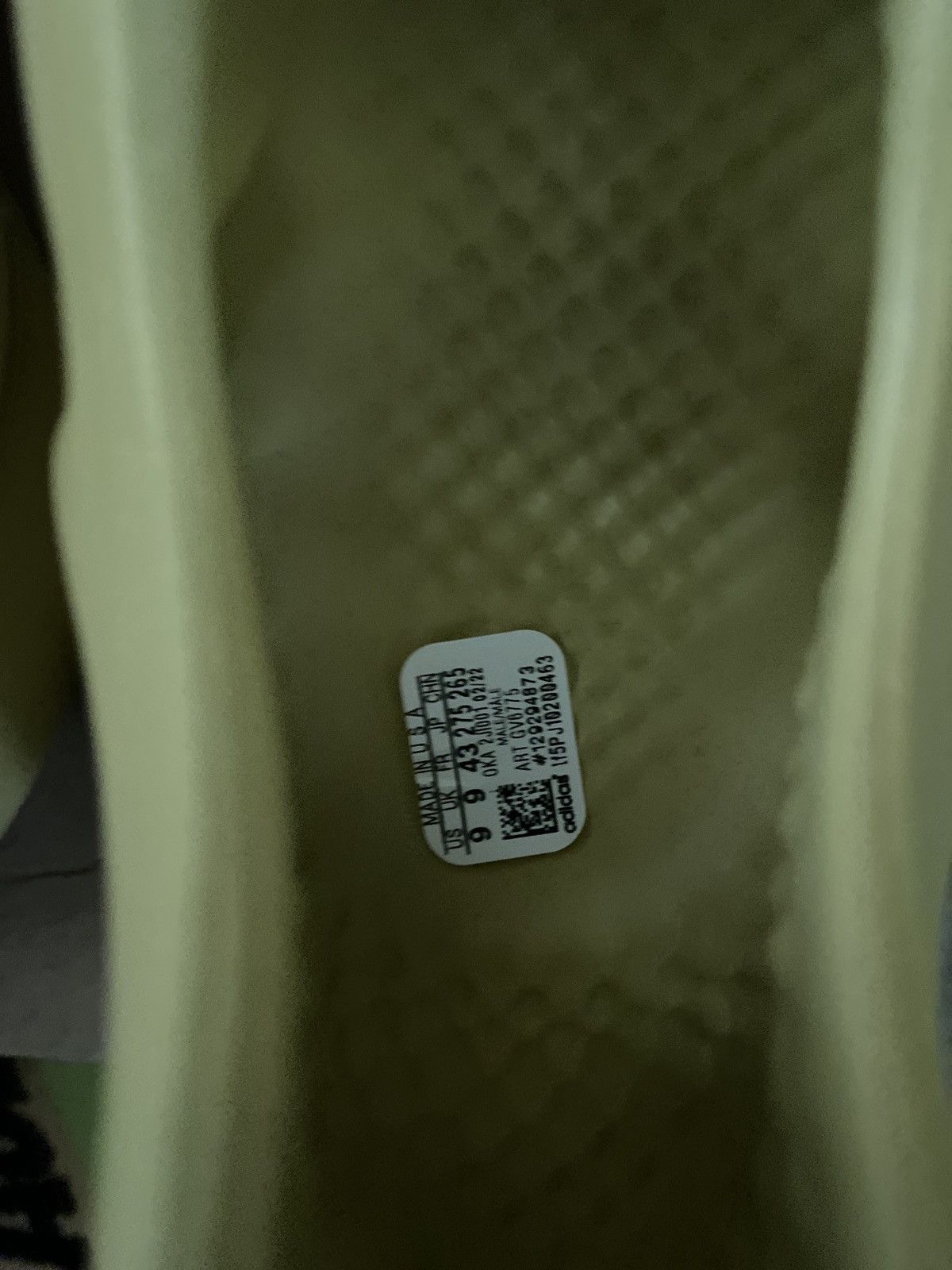 Adidas × Kanye West adidas Yeezy Foam RNNR Sulfur Size US 9 / EU 42 - 6 Thumbnail