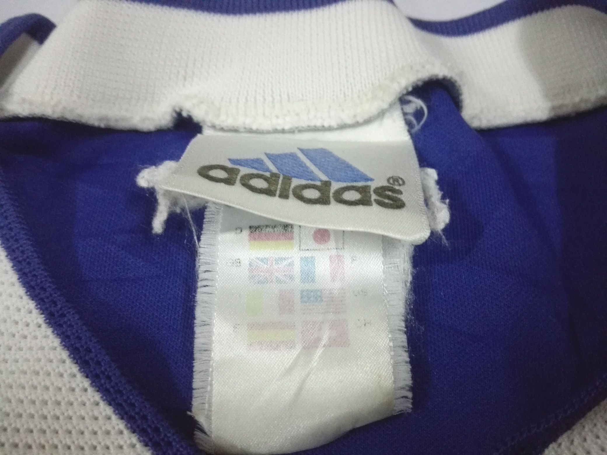 Adidas Vintage 1990s Adidas Equipment Trikot Jersey Three Stripes Size US M / EU 48-50 / 2 - 3 Thumbnail