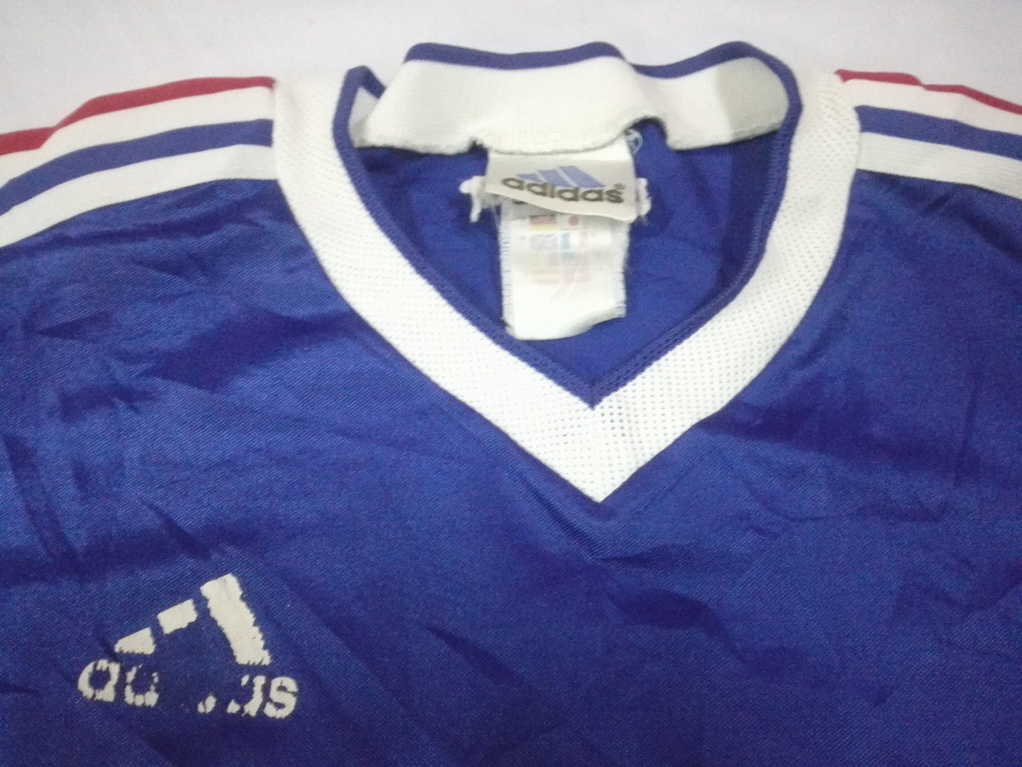 Adidas Vintage 1990s Adidas Equipment Trikot Jersey Three Stripes Size US M / EU 48-50 / 2 - 2 Thumbnail