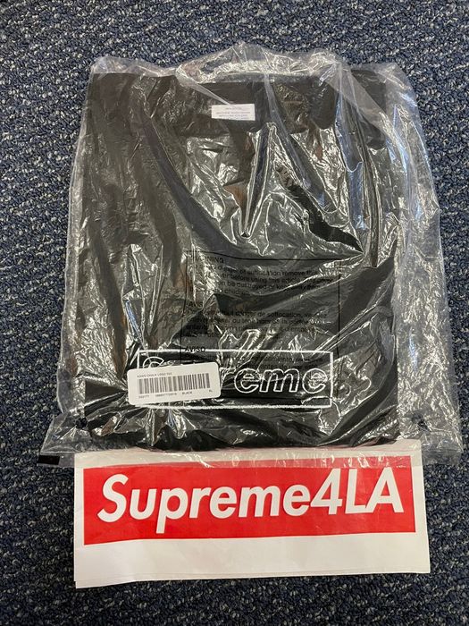 Supreme Supreme KAWS Chalk Logo Tee Black XL | Grailed