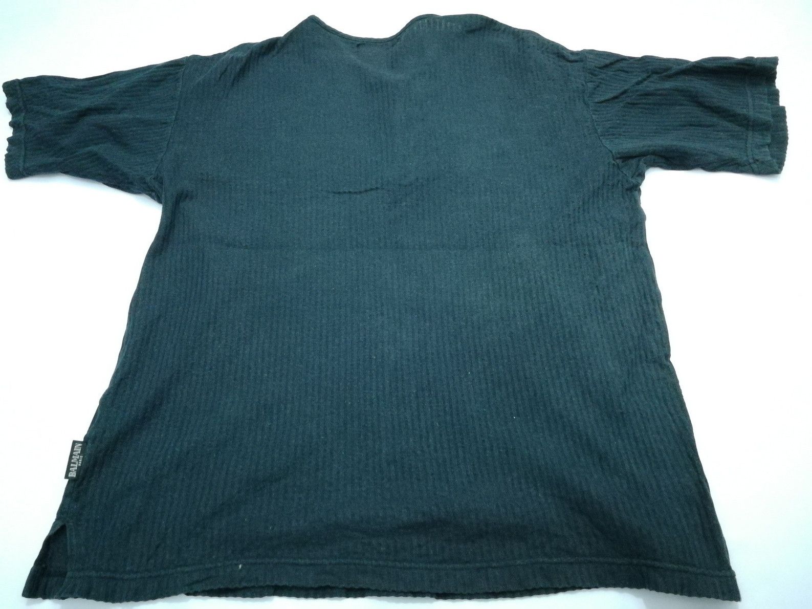 Designer Pierre Balmain Tee Half Button Up Embroidery Logo Size US M / EU 48-50 / 2 - 10 Thumbnail