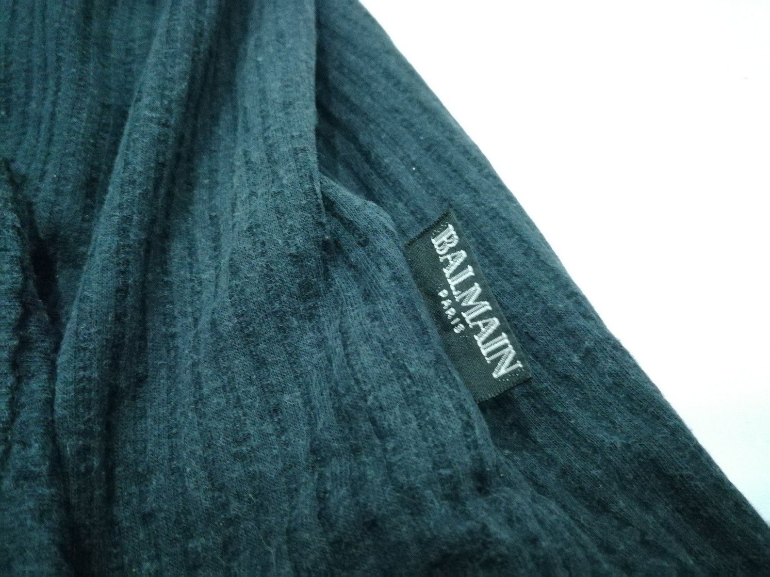 Designer Pierre Balmain Tee Half Button Up Embroidery Logo Size US M / EU 48-50 / 2 - 9 Thumbnail