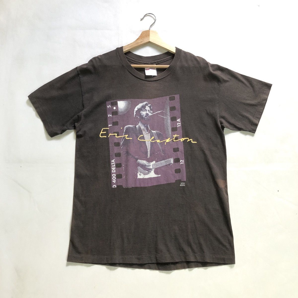 Band Tees × Vintage Vintage 90s Eric Clapton Winterland Fades Tshirt Size US L / EU 52-54 / 3 - 1 Thumbnail