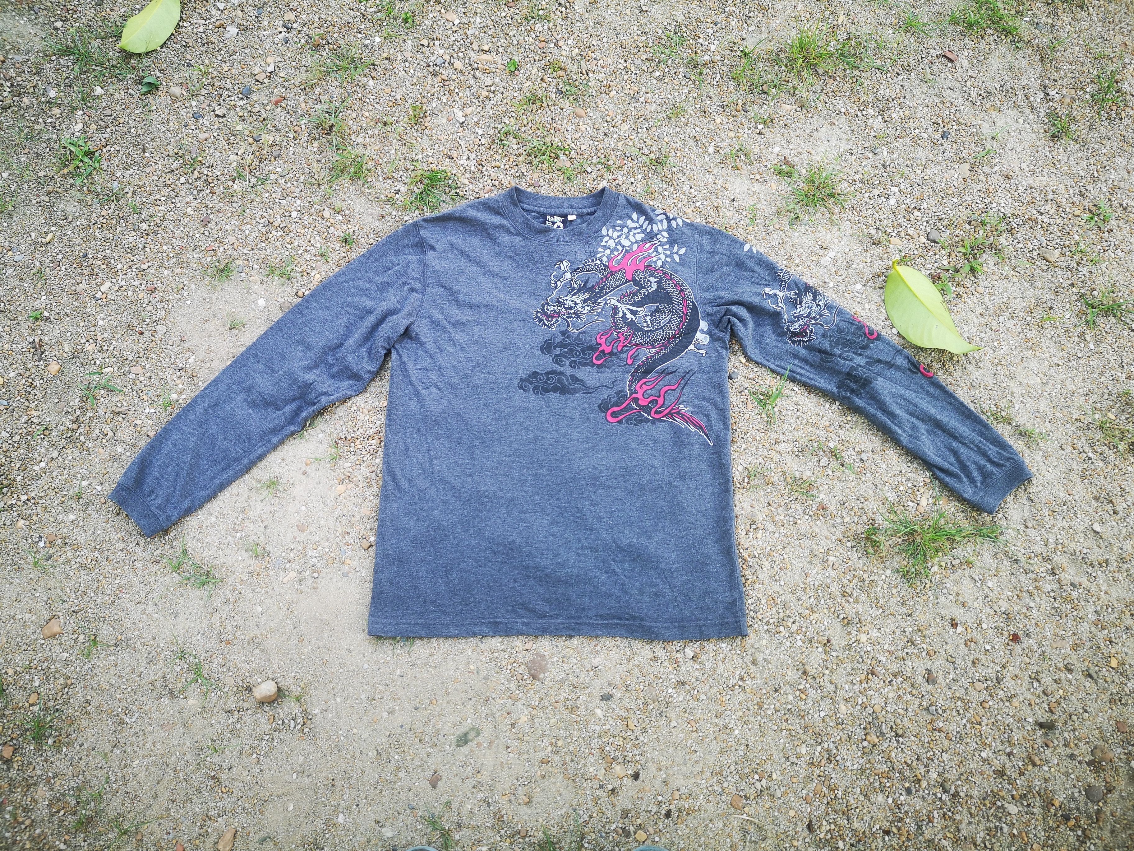 Japanese Brand Four Dragon print In Japanese Design Size US L / EU 52-54 / 3 - 2 Thumbnail