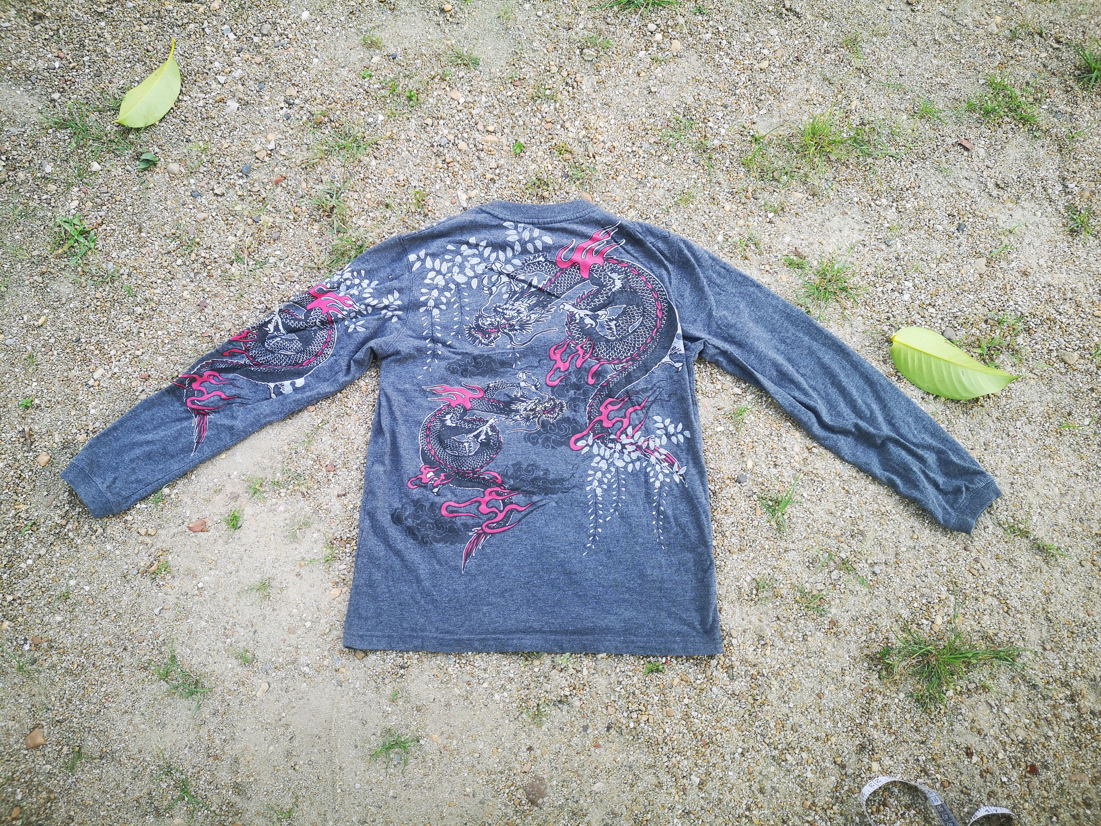 Japanese Brand Four Dragon print In Japanese Design Size US L / EU 52-54 / 3 - 1 Thumbnail