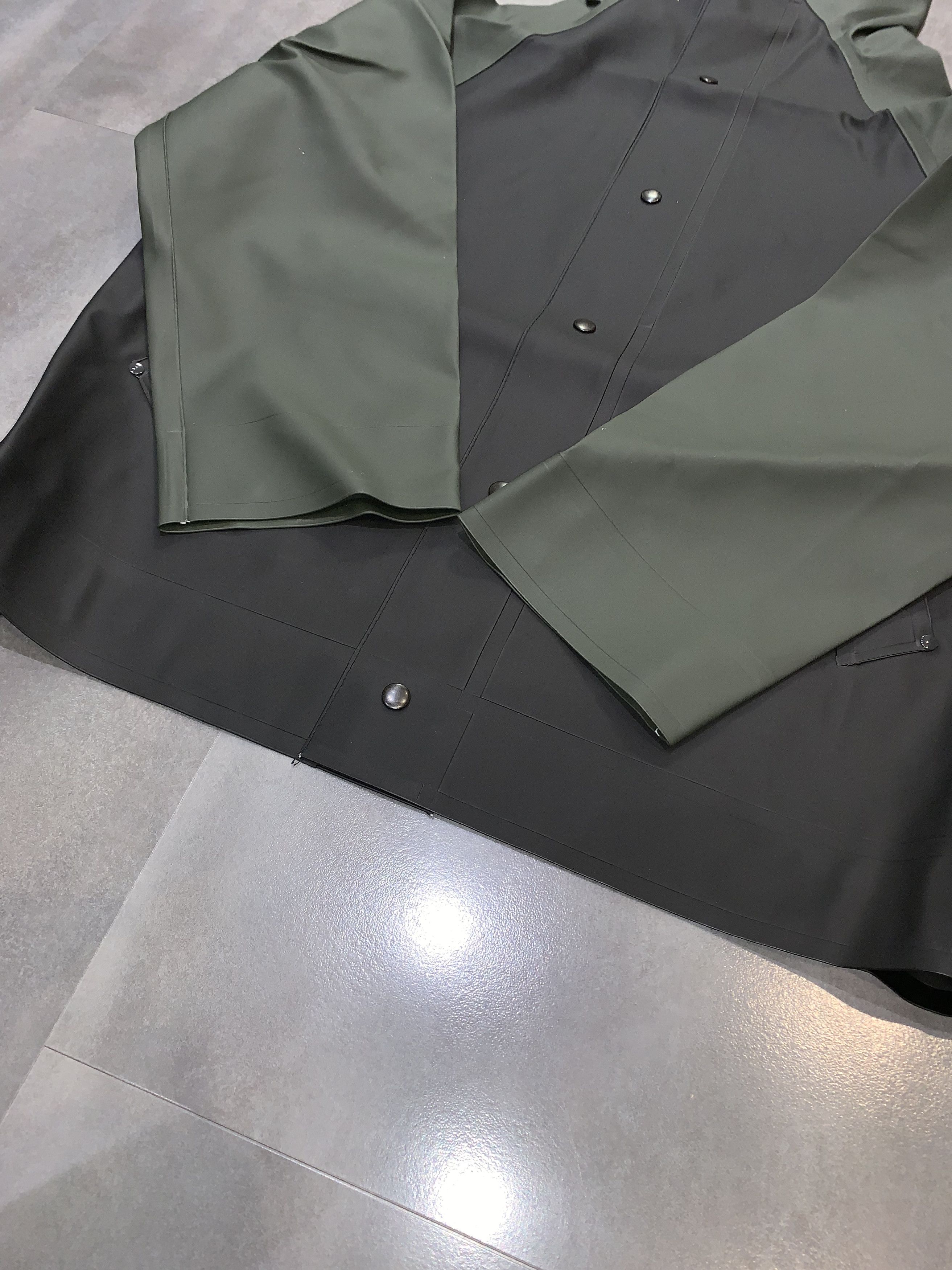 Marni !DS! Stutterheim X Marni Black Green Hooded Raincoat Size US S / EU 44-46 / 1 - 8 Thumbnail