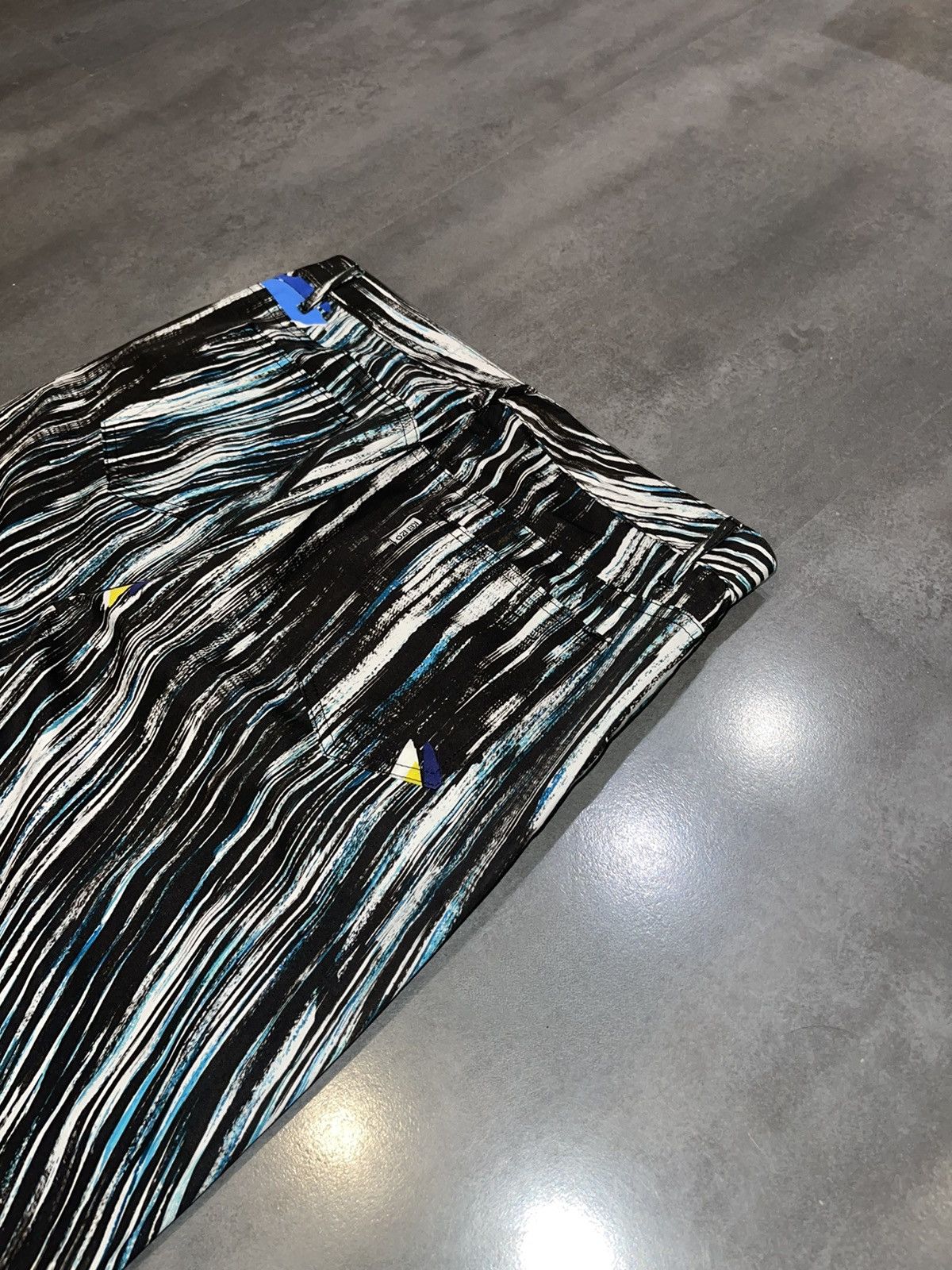 Kenzo Kenzo Abstract All Over Printed Artwork Casual Pants Size US 30 / EU 46 - 7 Thumbnail