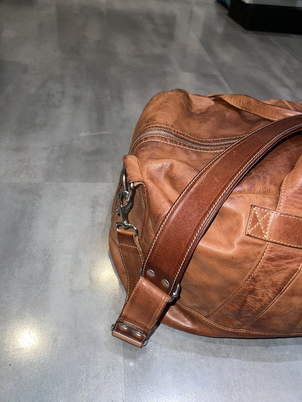 Maison Margiela Maison Margiela Brown Leather Luggage Bag Size ONE SIZE - 13 Thumbnail