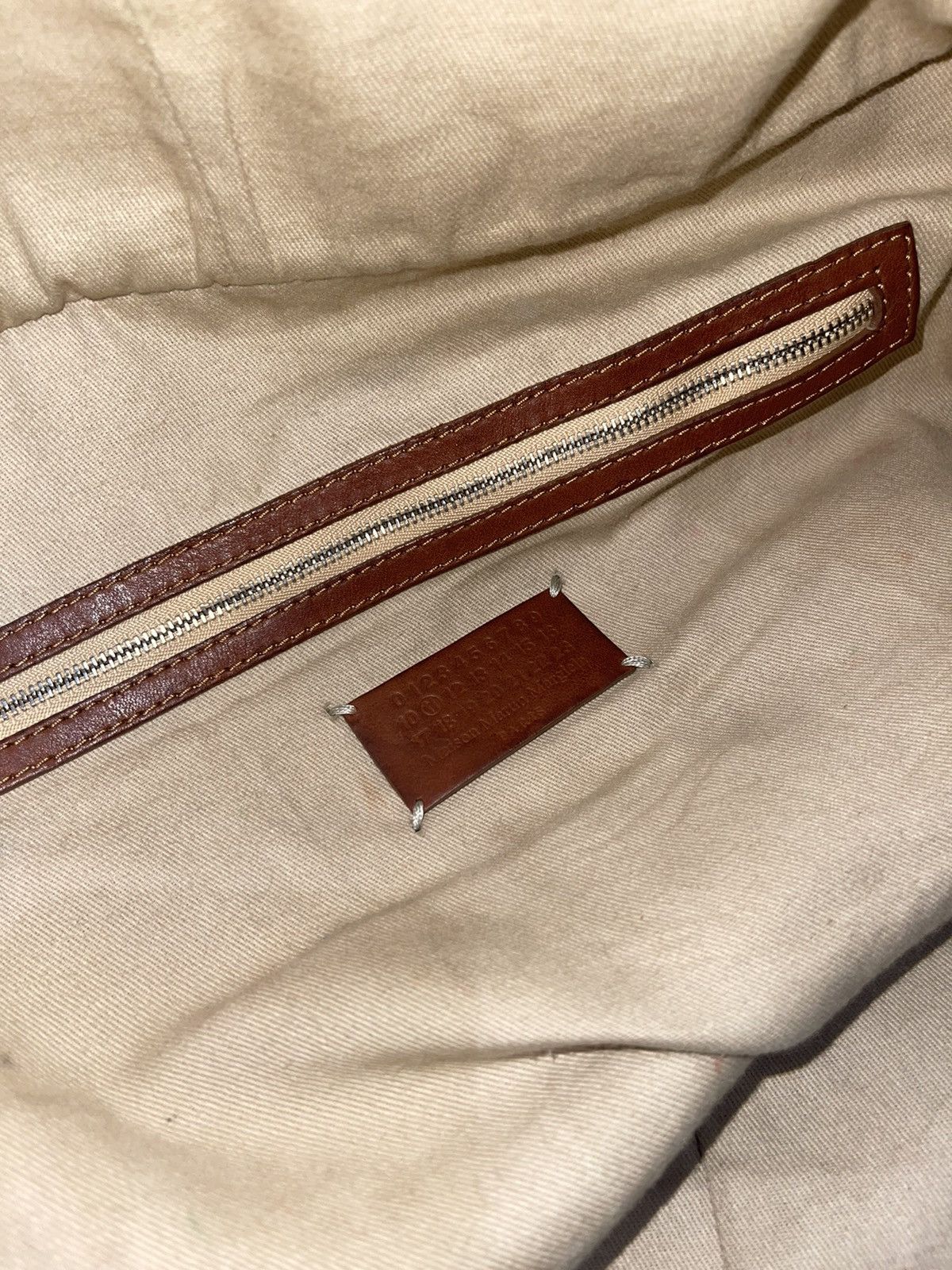 Maison Margiela Maison Margiela Brown Leather Luggage Bag Size ONE SIZE - 22 Thumbnail