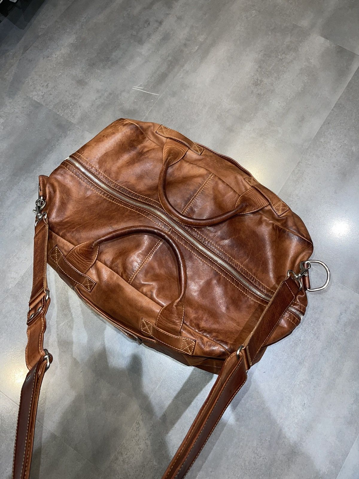 Maison Margiela Maison Margiela Brown Leather Luggage Bag Size ONE SIZE - 6 Thumbnail