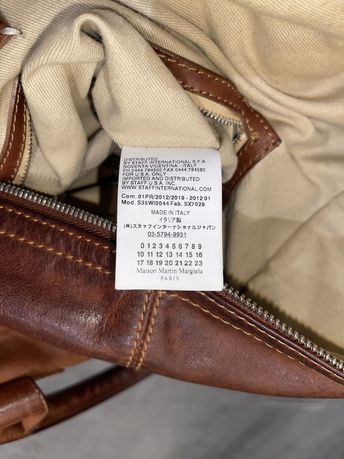 Maison Margiela Maison Margiela Brown Leather Luggage Bag Size ONE SIZE - 23 Thumbnail
