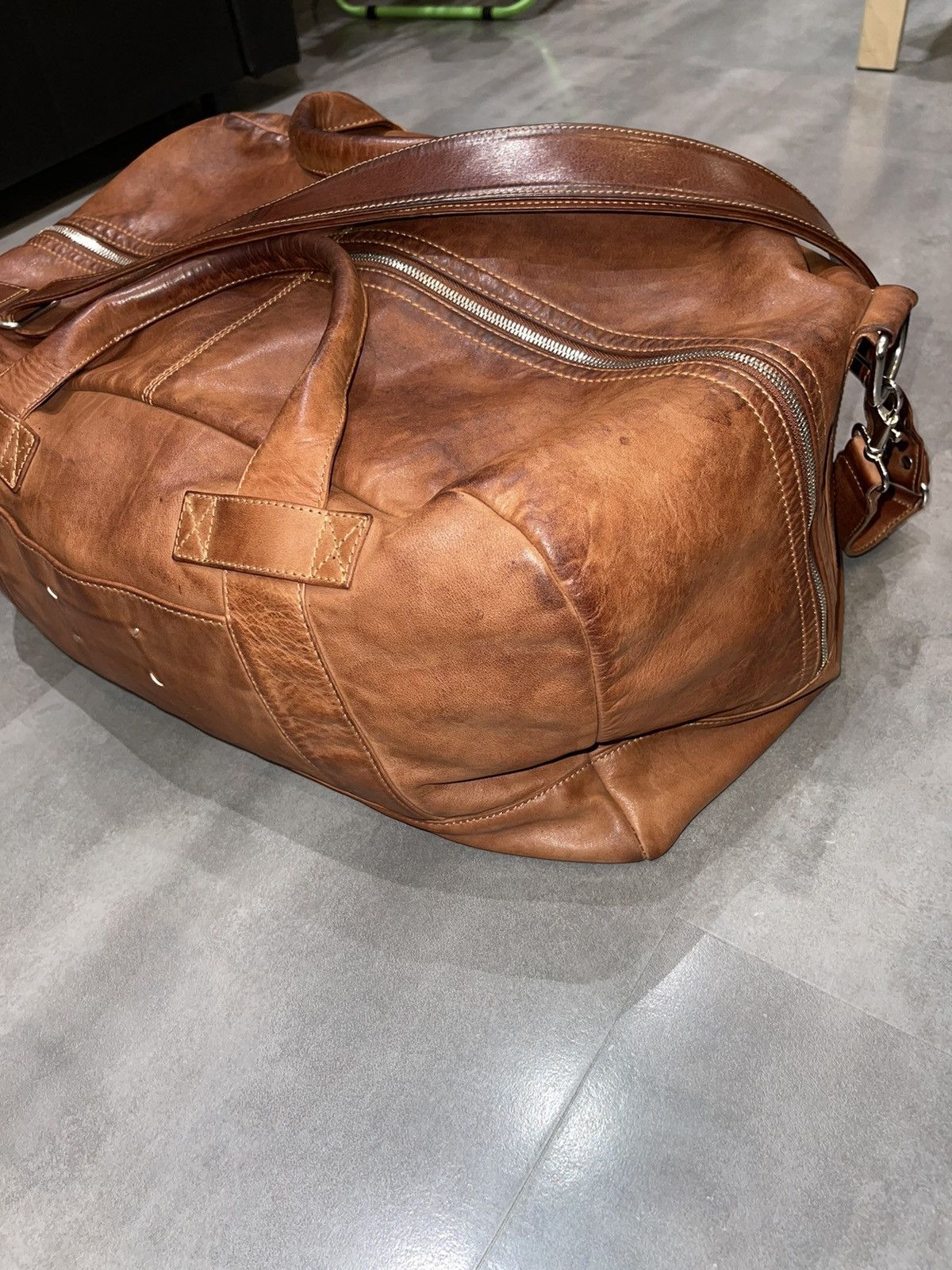 Maison Margiela Maison Margiela Brown Leather Luggage Bag Size ONE SIZE - 14 Thumbnail