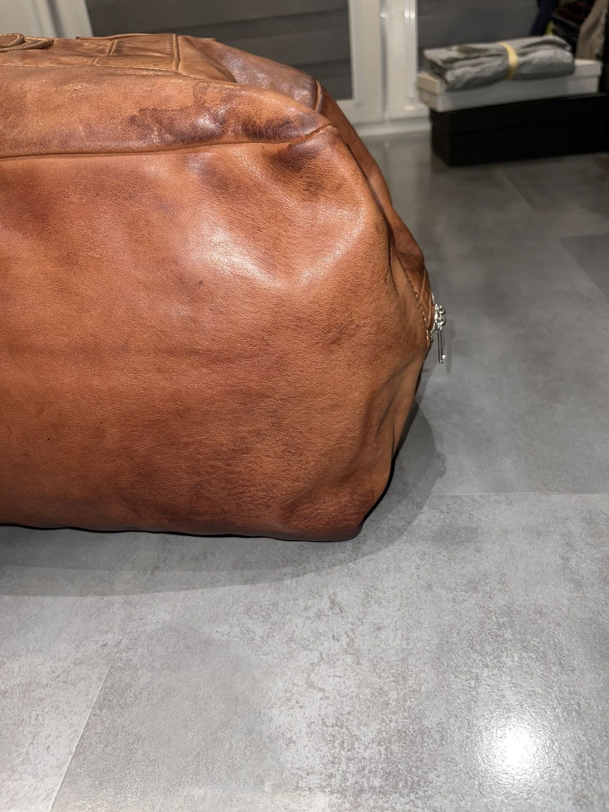 Maison Margiela Maison Margiela Brown Leather Luggage Bag Size ONE SIZE - 17 Thumbnail