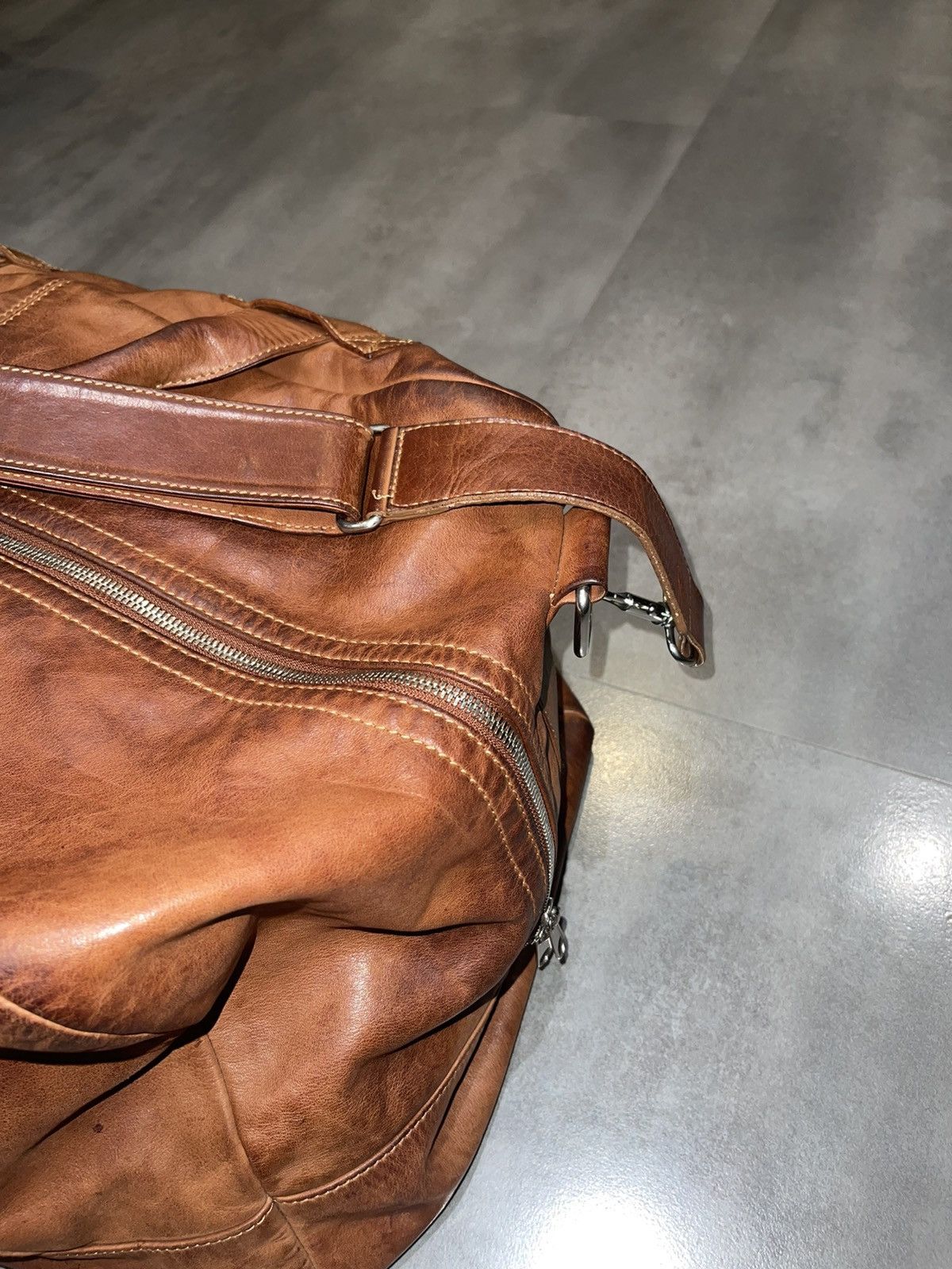Maison Margiela Maison Margiela Brown Leather Luggage Bag Size ONE SIZE - 12 Thumbnail