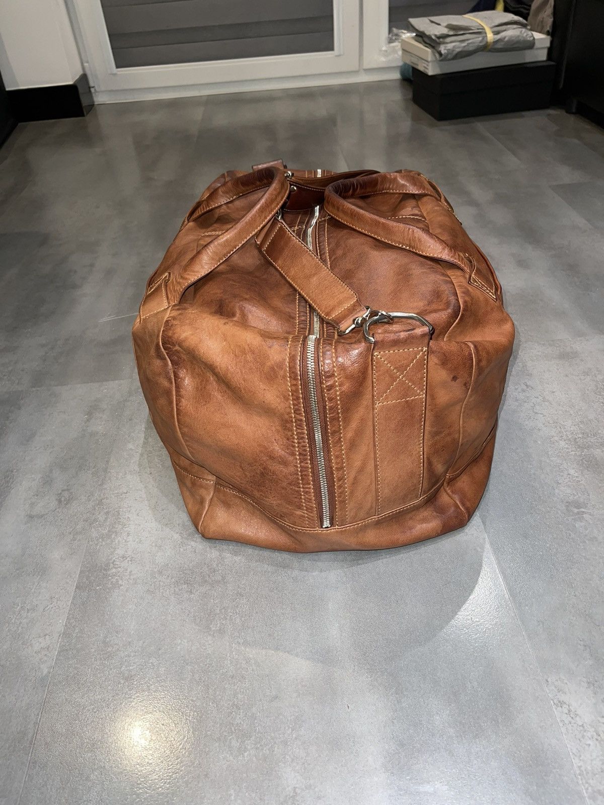 Maison Margiela Maison Margiela Brown Leather Luggage Bag Size ONE SIZE - 8 Thumbnail