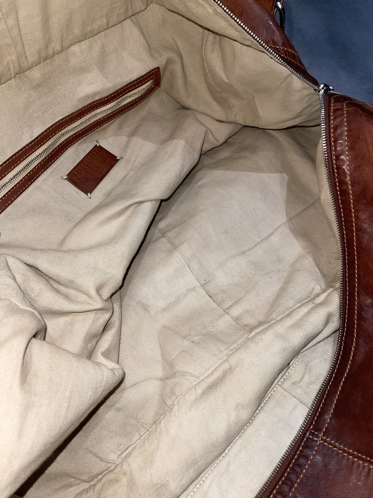Maison Margiela Maison Margiela Brown Leather Luggage Bag Size ONE SIZE - 20 Thumbnail