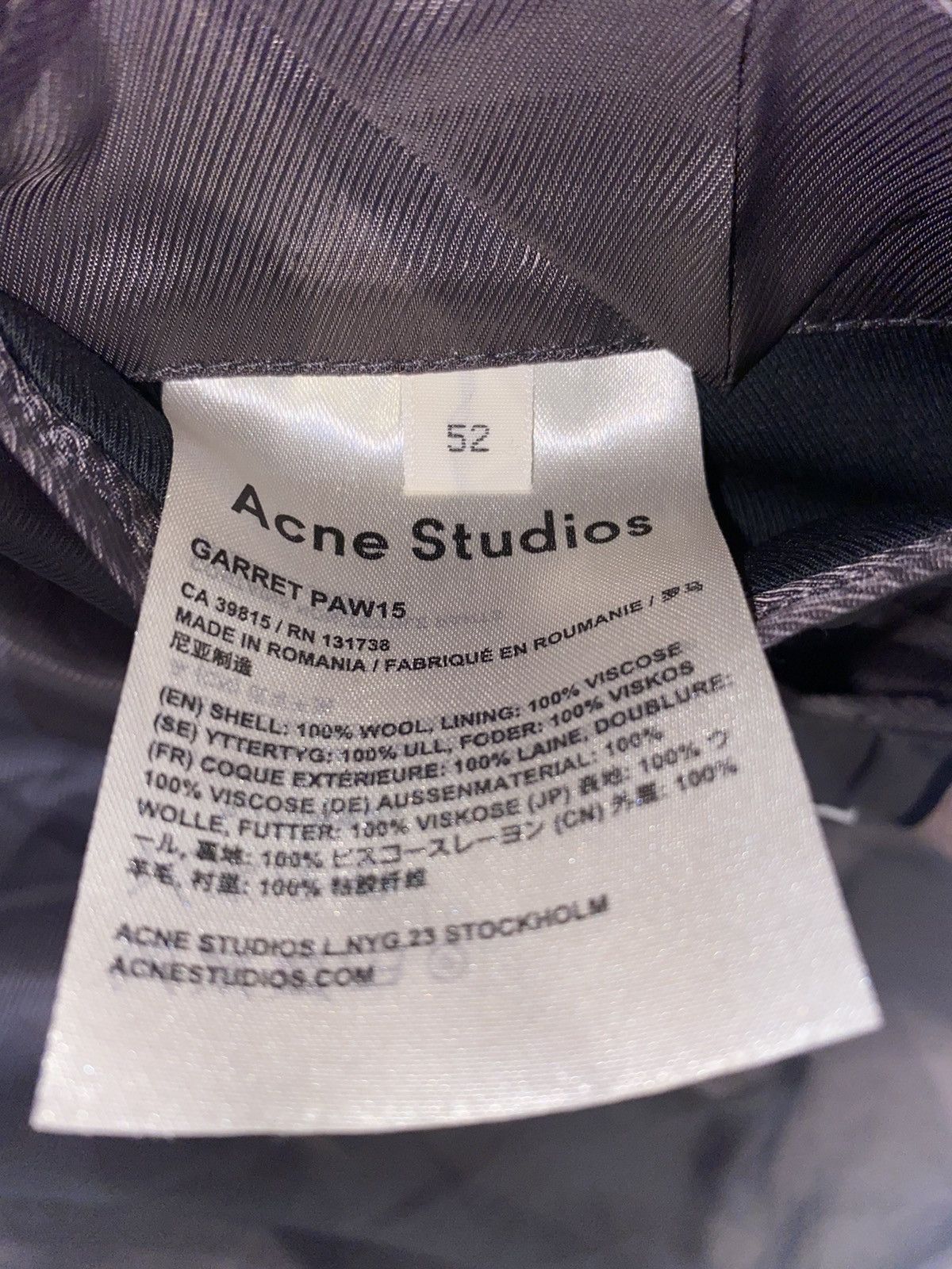 Acne Studios AW15 Acne Studios Garret Wool Coat Size US L / EU 52-54 / 3 - 14 Thumbnail