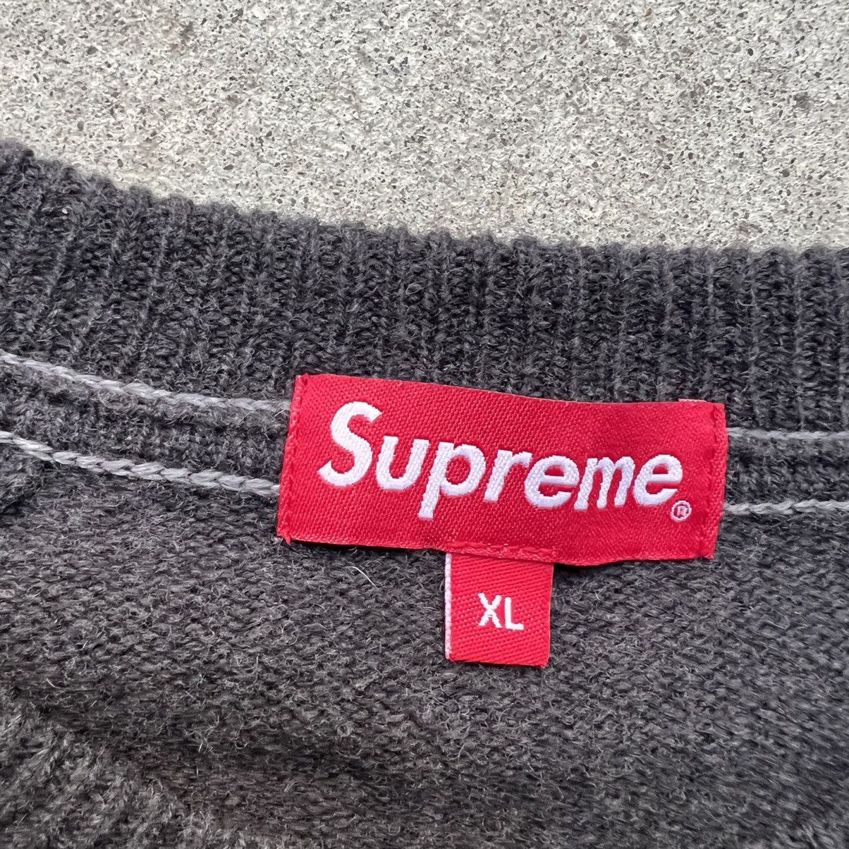 Supreme Supreme stone wash wool sweater Size US XL / EU 56 / 4 - 4 Thumbnail