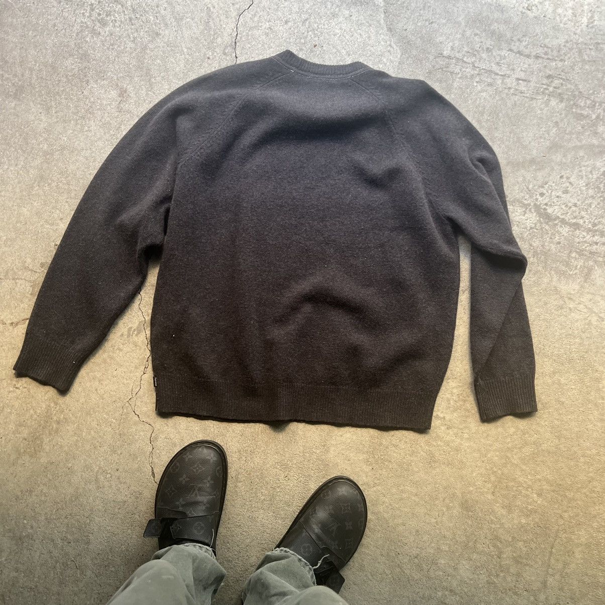 Supreme Supreme stone wash wool sweater Size US XL / EU 56 / 4 - 3 Thumbnail