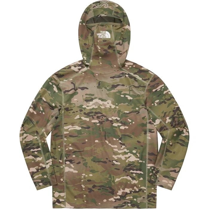 image of Supreme The North Face Base Layer L/s Top Multicamo Xl, Men's