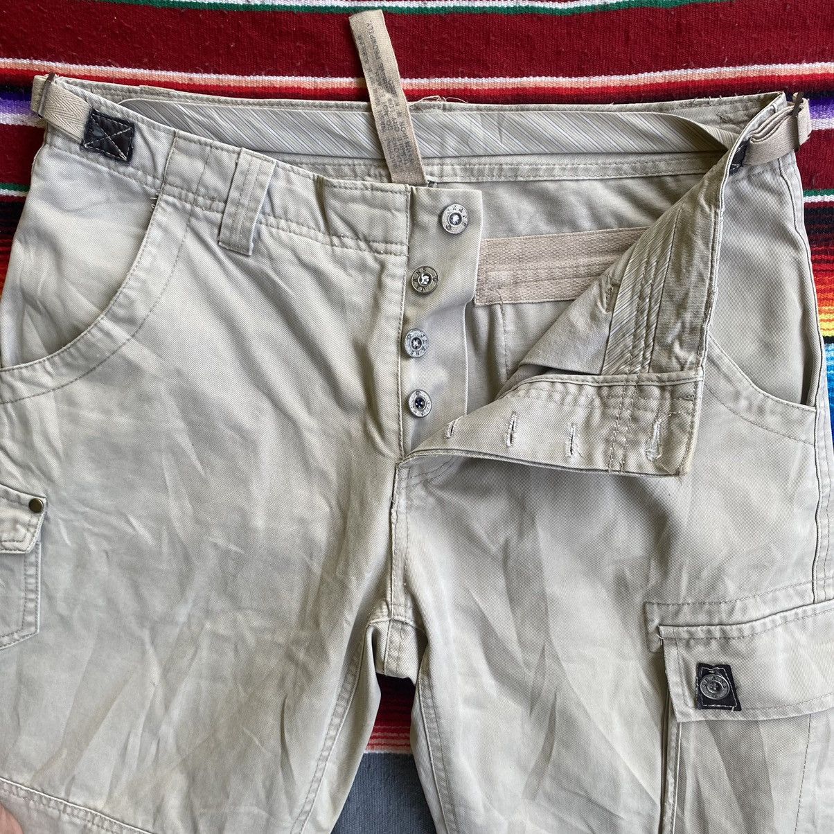 Vintage Vintage Multi Pocket Cargo Pants Size US 35 - 6 Thumbnail