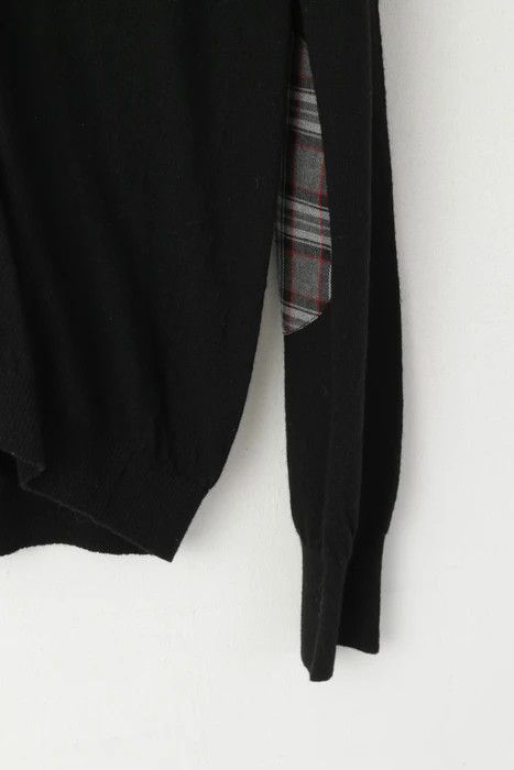 Vintage Munk Club Men S Cardigan Black Wool Rugby Jumper 3701 Size US S / EU 44-46 / 1 - 4 Thumbnail