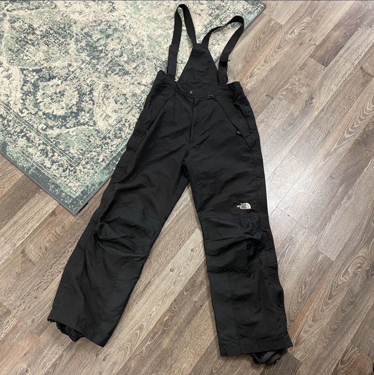 image of Hype x The North Face Vintage Northface Overall Snow Pants in Black, Men's (Size 34)