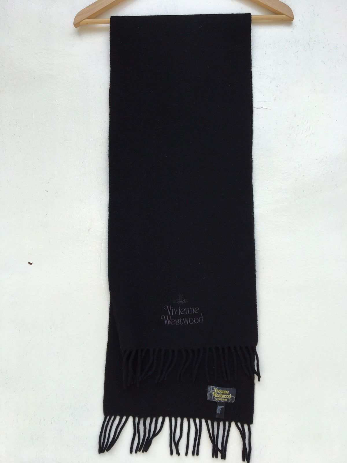Vivienne Westwood Vivienne Westwood Wool Black Muffler Size ONE SIZE - 6 Thumbnail