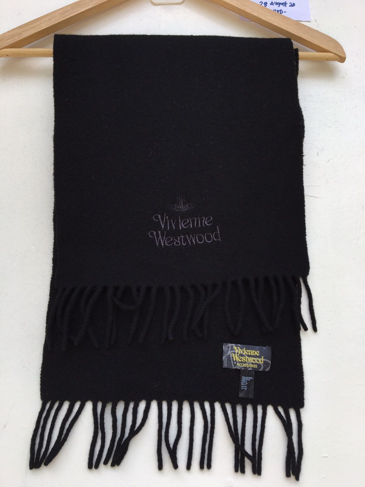 Vivienne Westwood Vivienne Westwood Wool Black Muffler Size ONE SIZE - 12 Thumbnail
