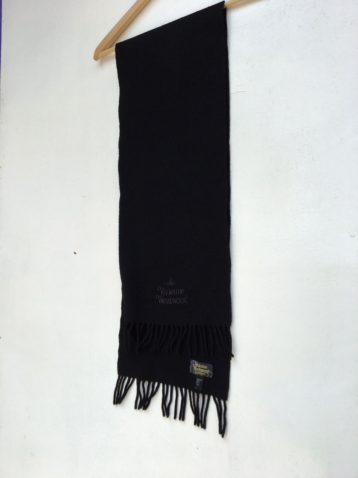 Vivienne Westwood Vivienne Westwood Wool Black Muffler Size ONE SIZE - 5 Thumbnail