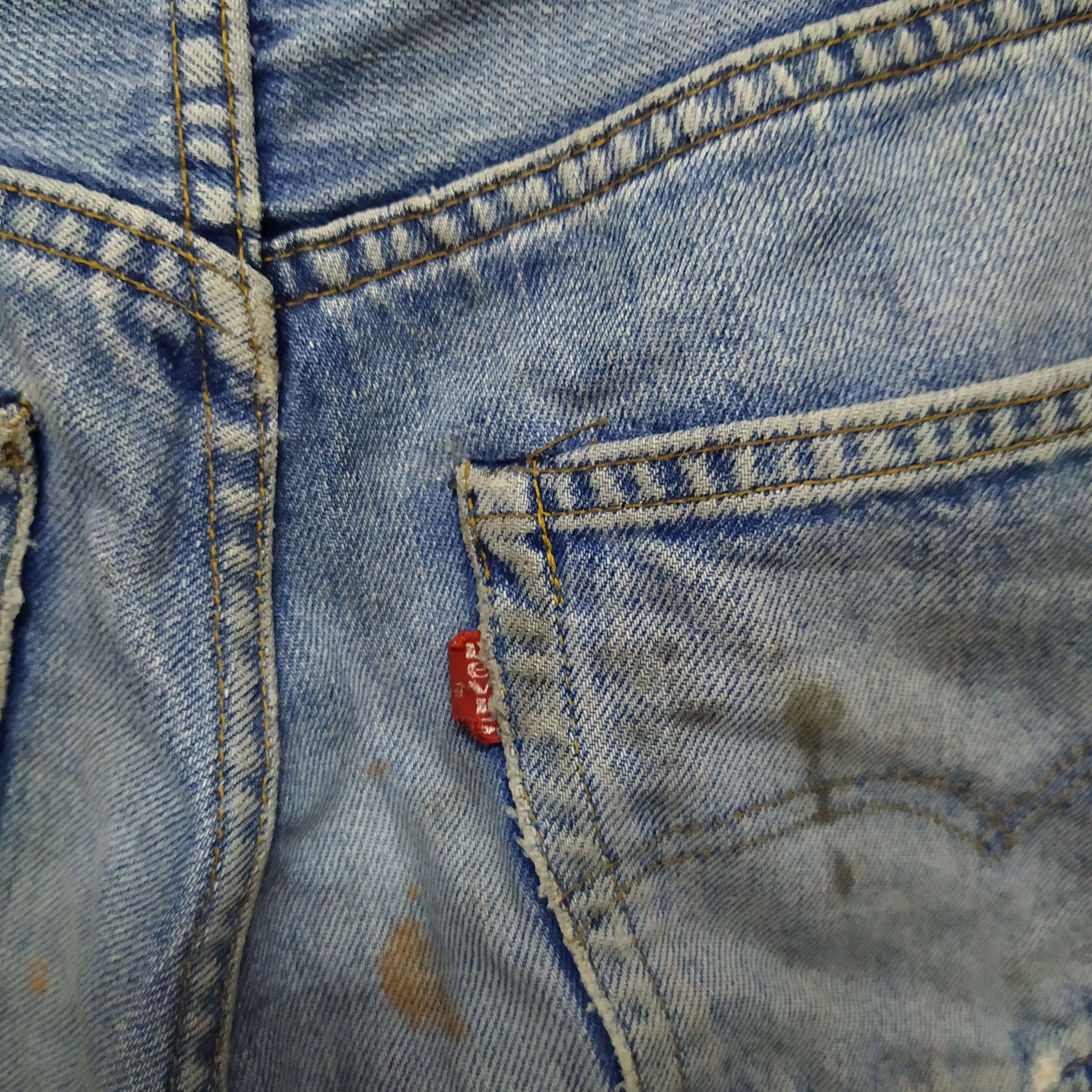 Levi's 80s LEVIS 501 Selvedge USA #6 DenimN (D551) W30 Size US 30 / EU 46 - 9 Thumbnail