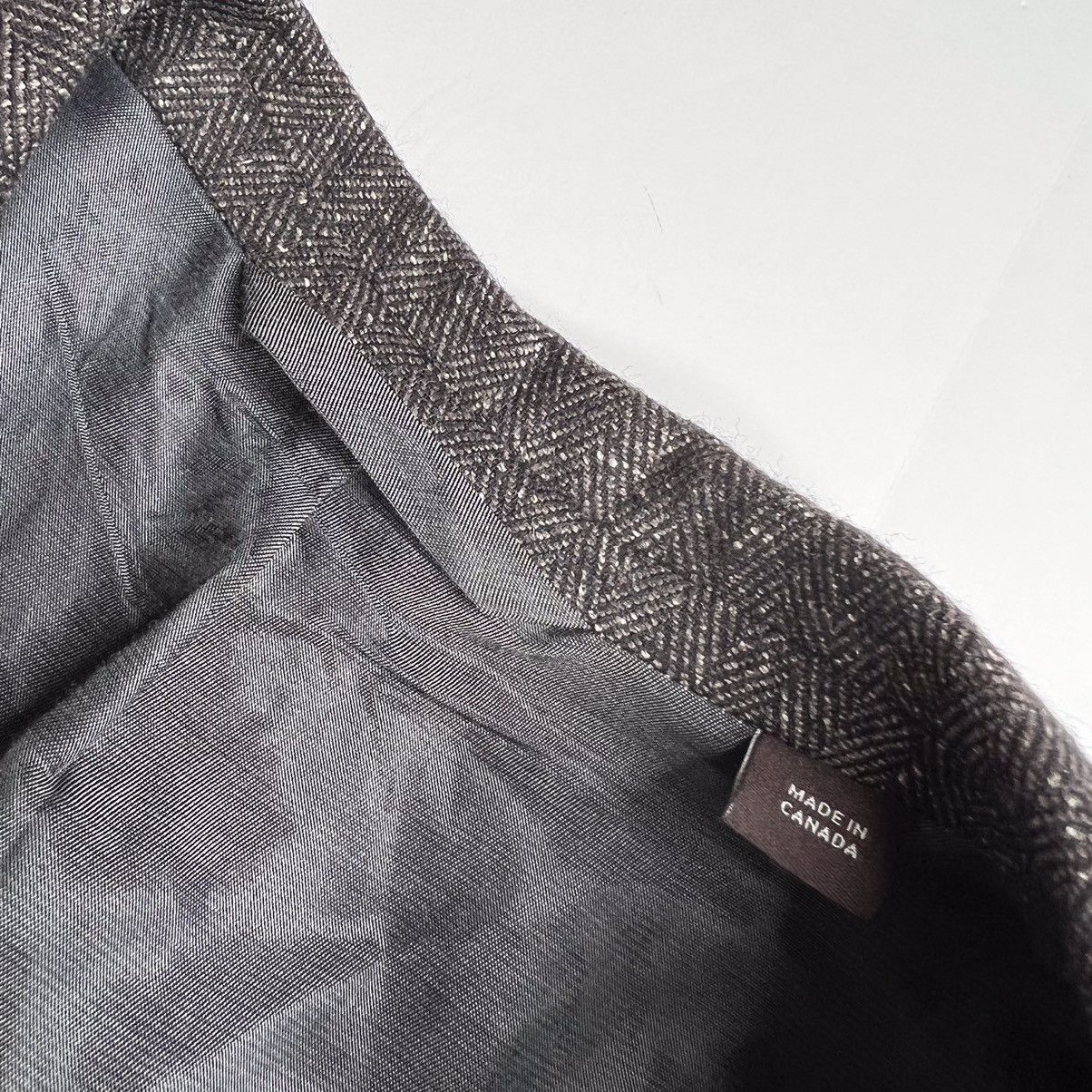 Michael Kors Michael Kors Herringbone Tweed Blazer • Zignone Wool Silk Size 44R - 12 Thumbnail