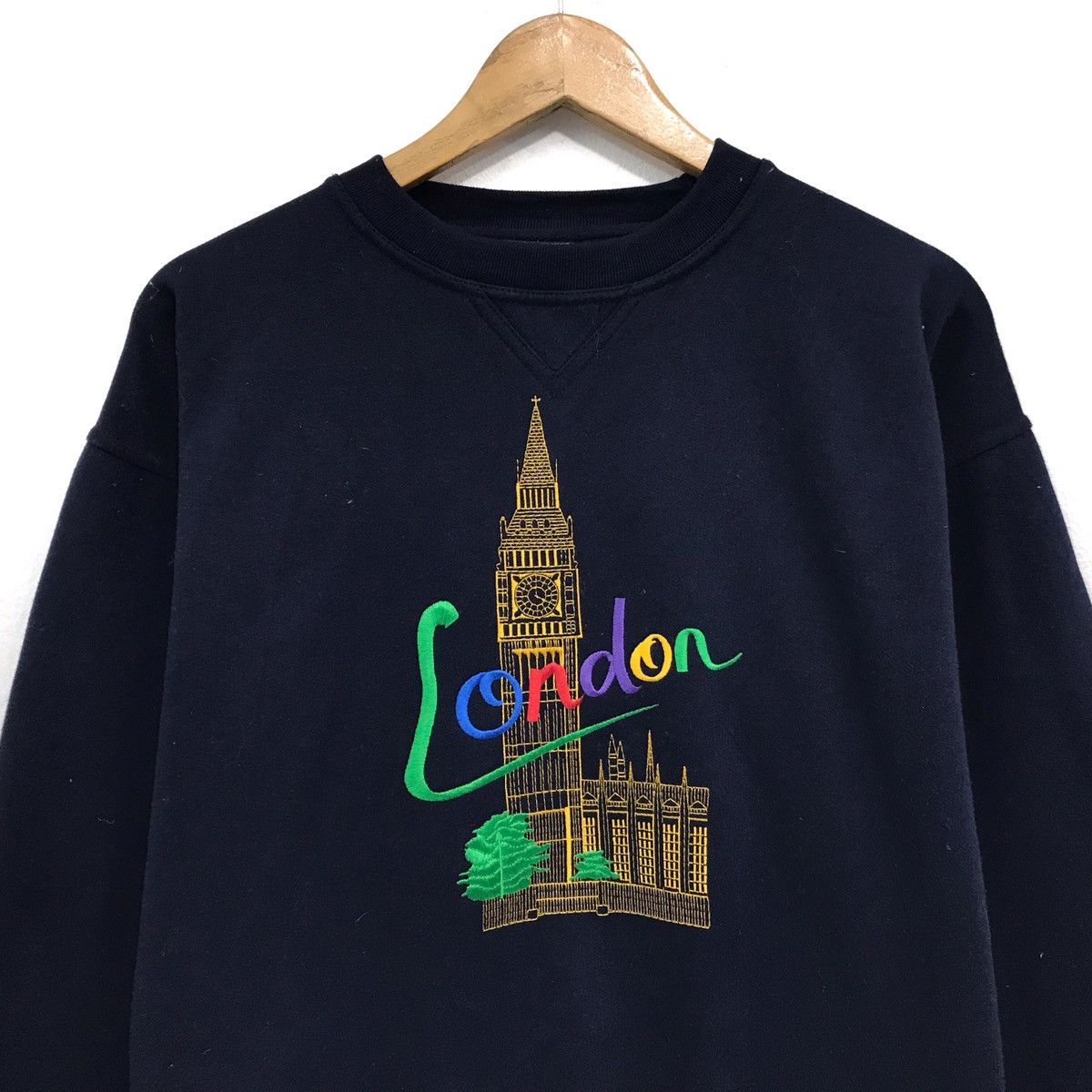 Vintage Vintage London Sweatshirt Embroidery Big Ben London Size US M / EU 48-50 / 2 - 2 Thumbnail