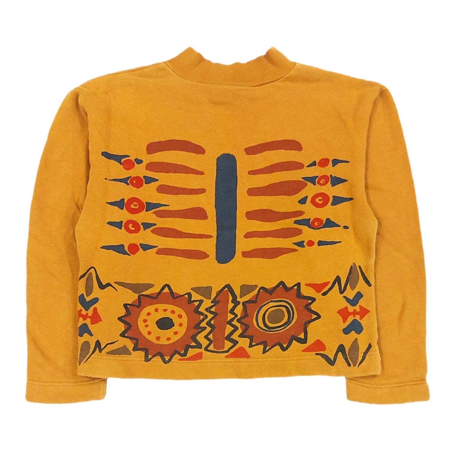 Alberta Ferretti × Designer RARE! JEANSPHILOSOPHY FERRETTI CAVEMAN DRAWING CROP SWEATER Size M / US 6-8 / IT 42-44 - 2 Thumbnail