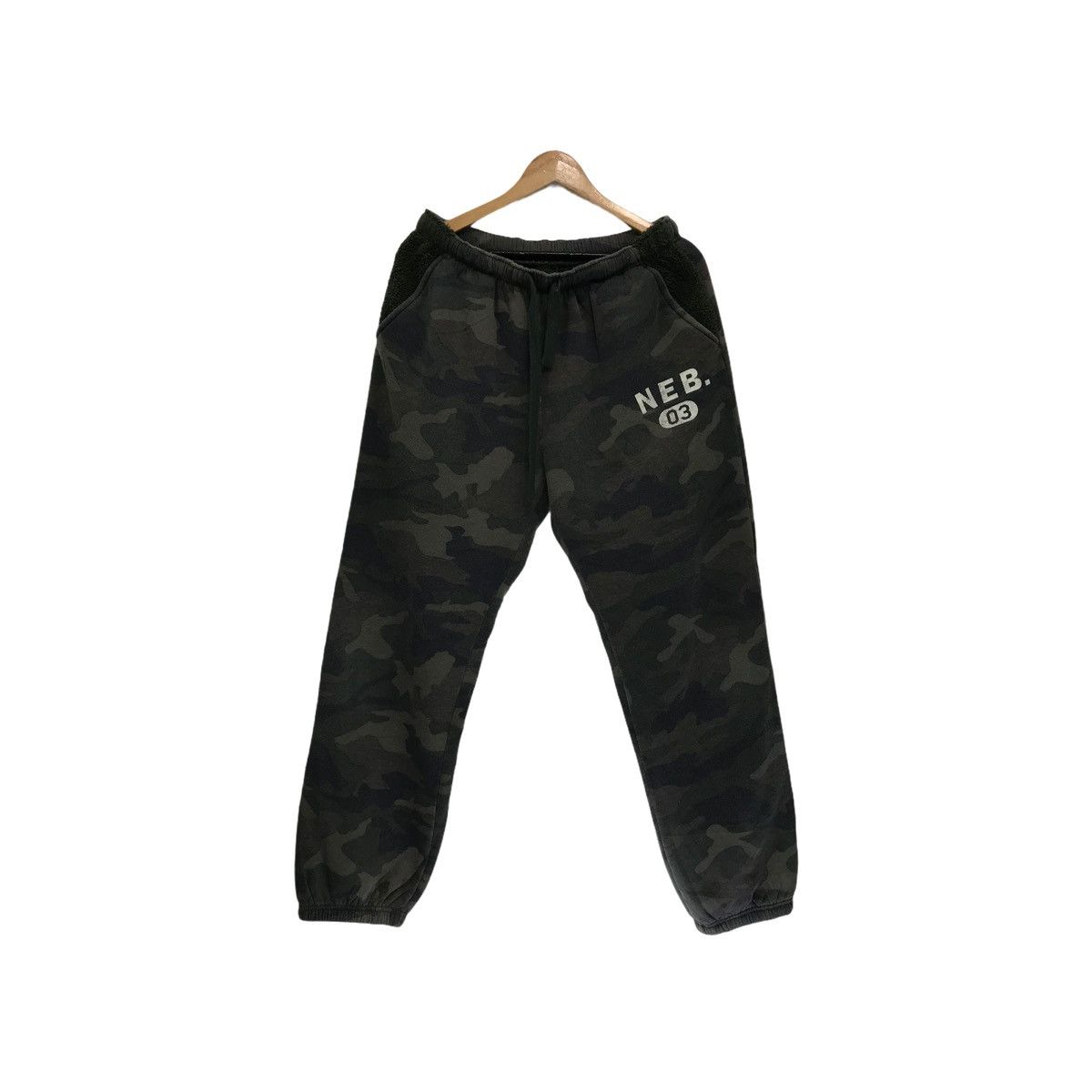 Japanese Brand × Vintage Vintage Camo Design Sweatpants Size US 32 / EU 48 - 1 Thumbnail