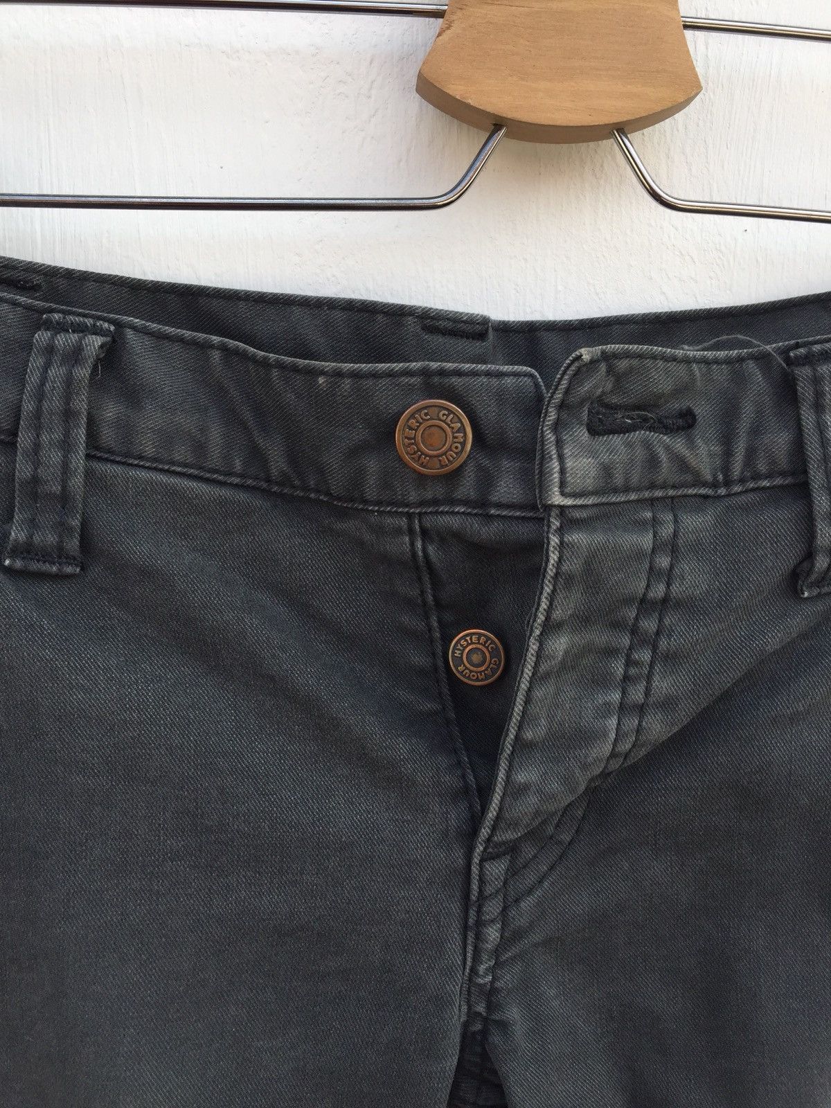 Hysteric Glamour × Japanese Brand Made in Japan Distress Hysteric Glamour Denim Short Pants Size 30" / US 8 / IT 44 - 5 Thumbnail