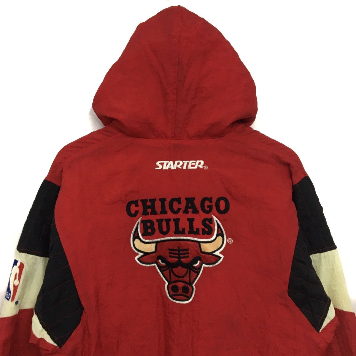 NBA × Starter Starter Chicago Bulls NBA Big Logo Spell Out Jacket Size M Size US M / EU 48-50 / 2 - 9 Thumbnail