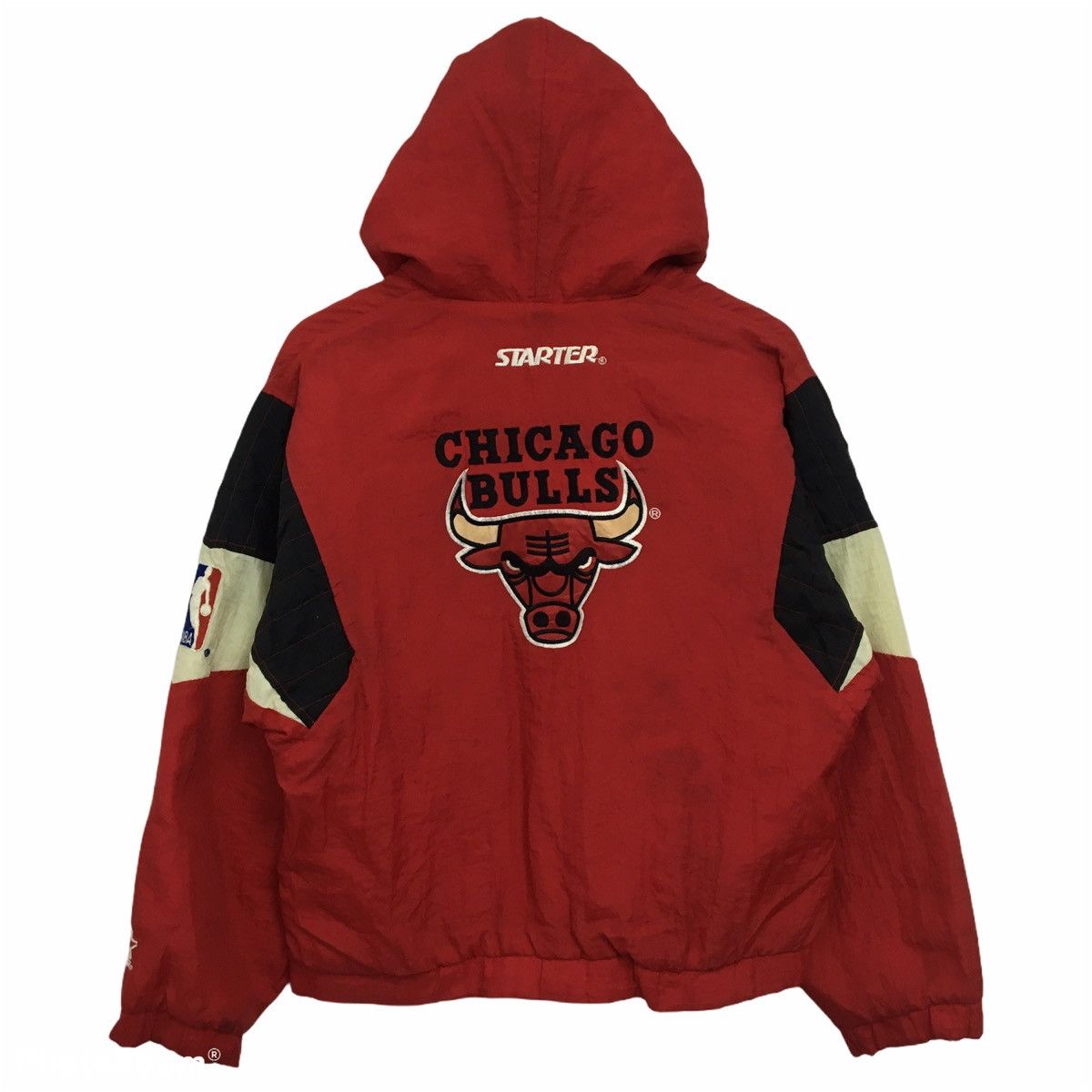 NBA × Starter Starter Chicago Bulls NBA Big Logo Spell Out Jacket Size M Size US M / EU 48-50 / 2 - 8 Thumbnail