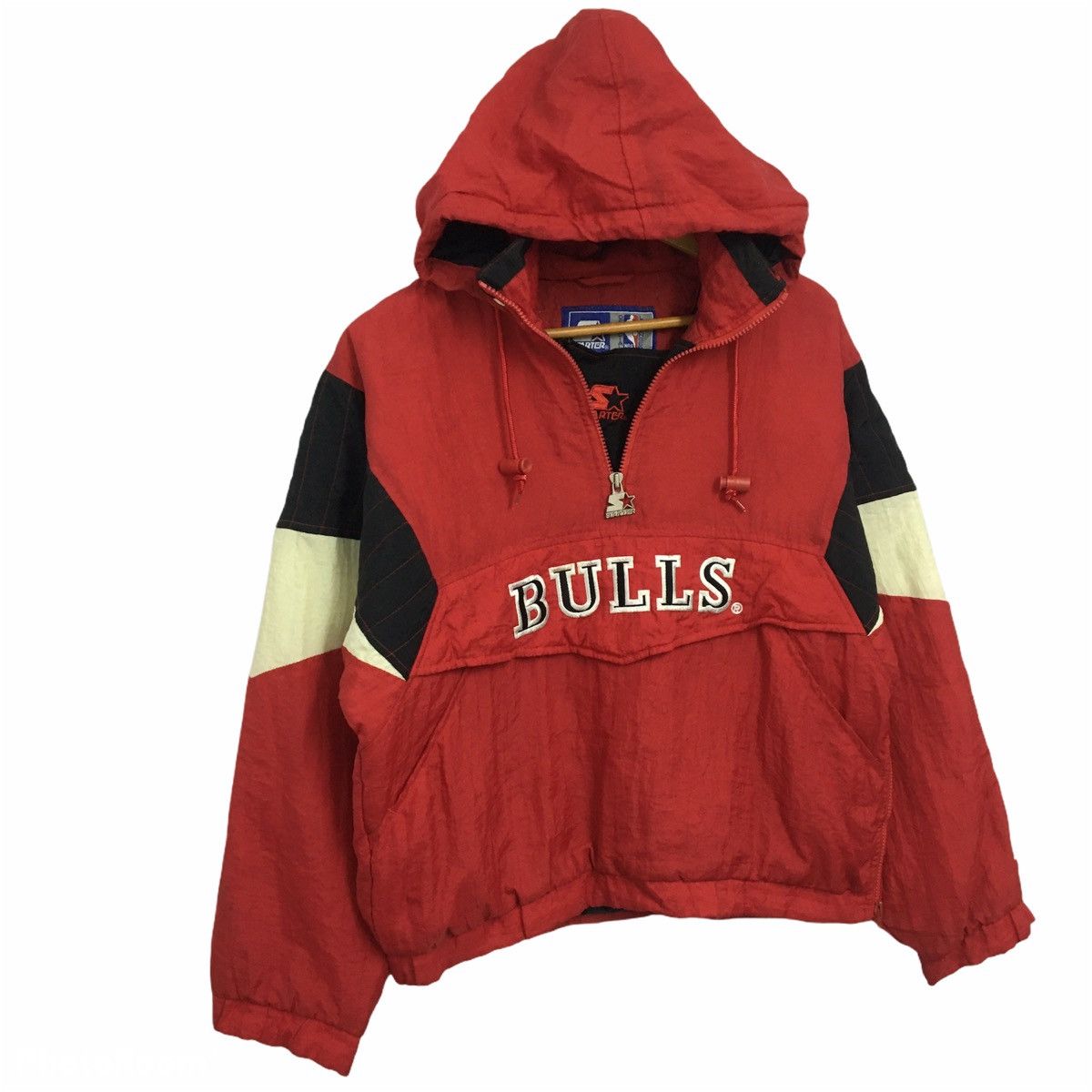 NBA × Starter Starter Chicago Bulls NBA Big Logo Spell Out Jacket Size M Size US M / EU 48-50 / 2 - 4 Thumbnail