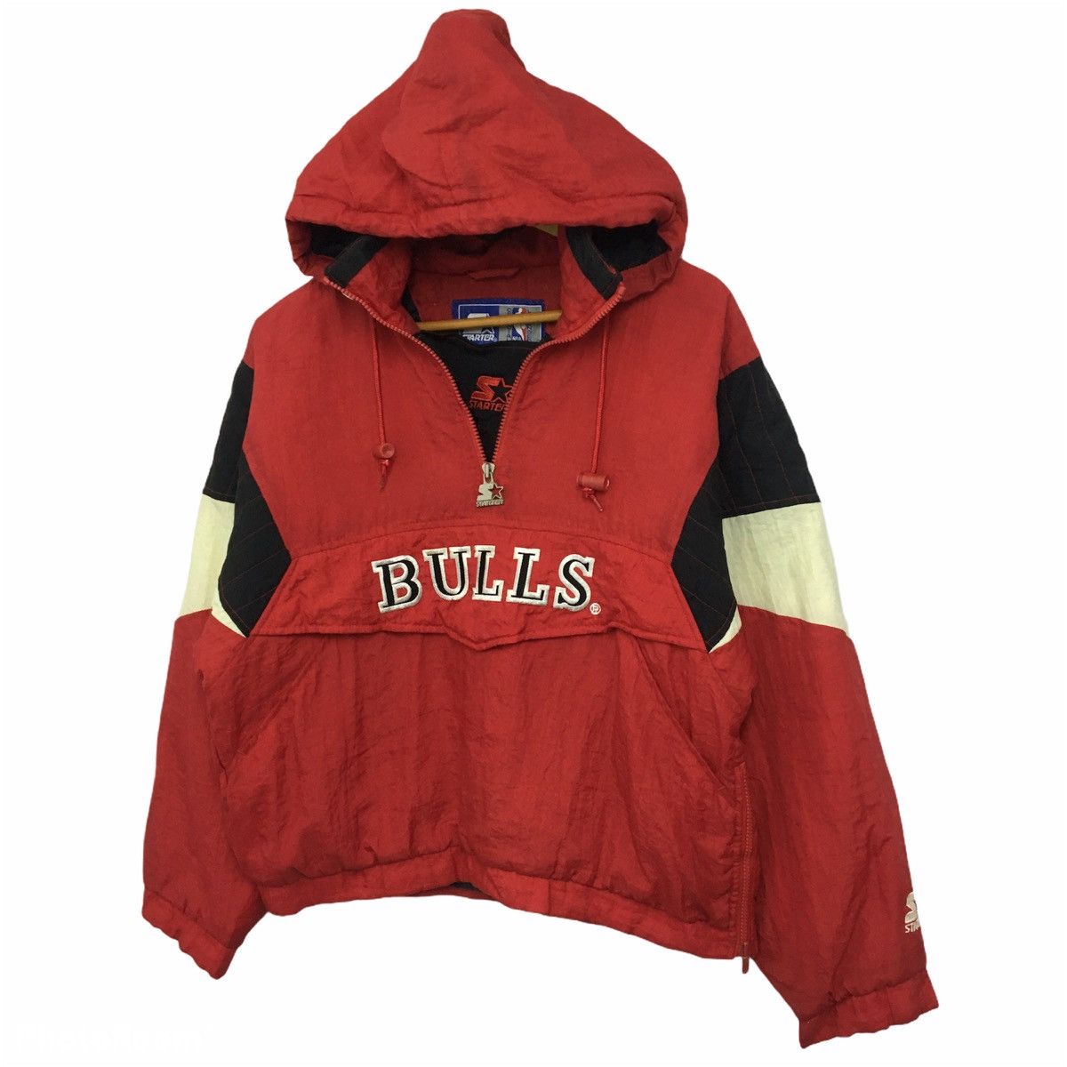 NBA × Starter Starter Chicago Bulls NBA Big Logo Spell Out Jacket Size M Size US M / EU 48-50 / 2 - 5 Thumbnail