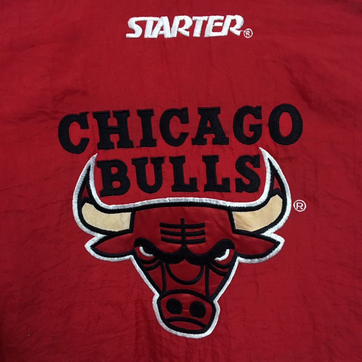 NBA × Starter Starter Chicago Bulls NBA Big Logo Spell Out Jacket Size M Size US M / EU 48-50 / 2 - 10 Thumbnail