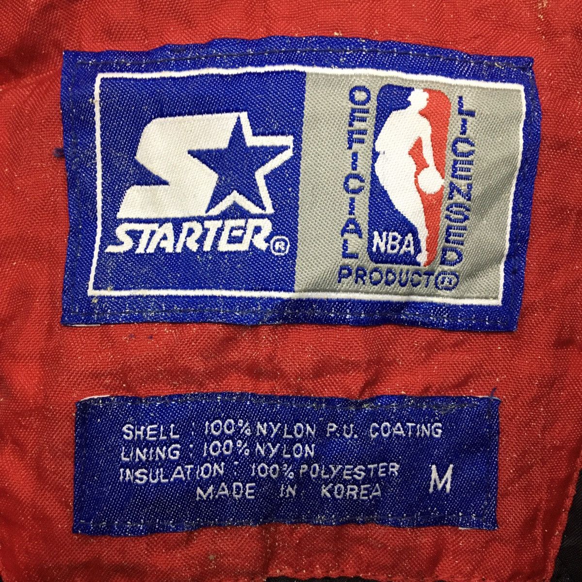 NBA × Starter Starter Chicago Bulls NBA Big Logo Spell Out Jacket Size M Size US M / EU 48-50 / 2 - 11 Thumbnail
