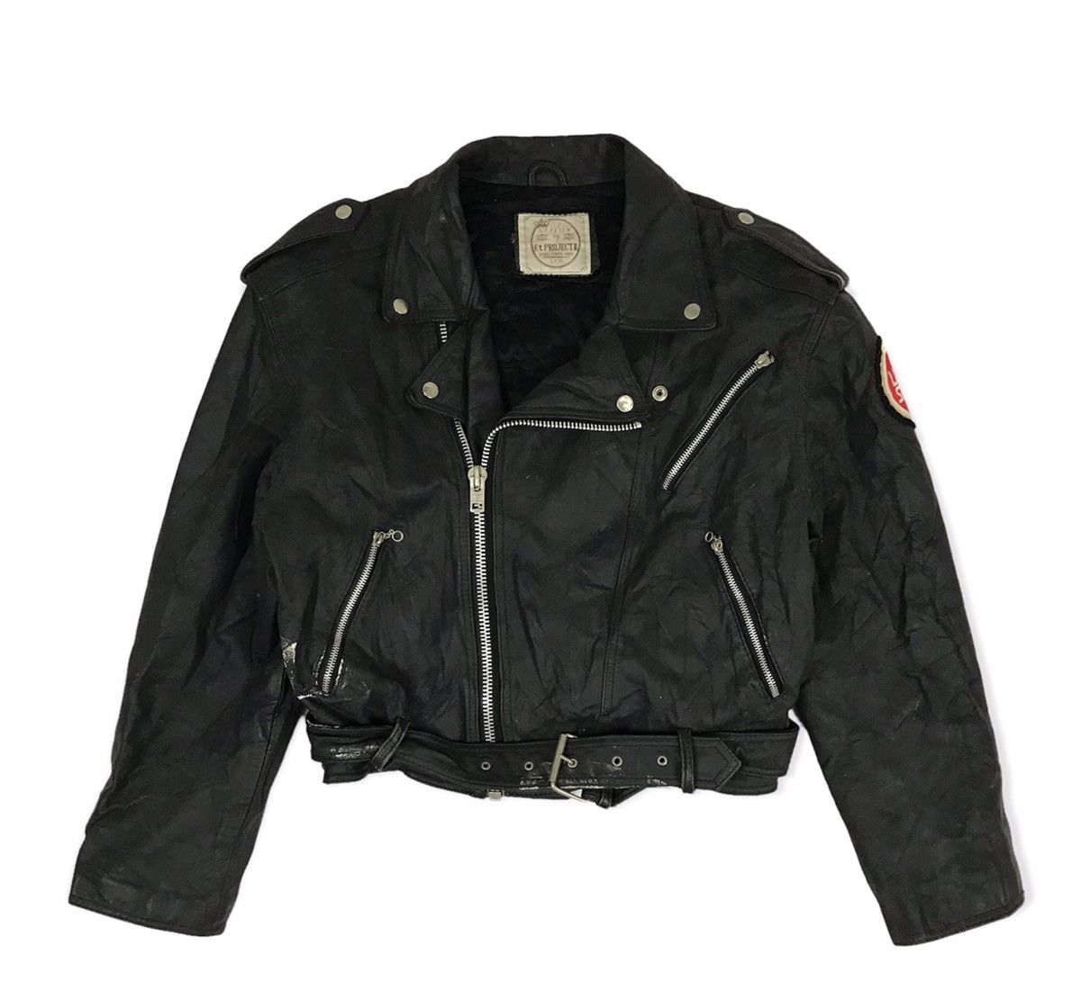 Harley Davidson × Vintage Vintage Harley Davidson Double Collar Leather Biker Jacket Size US M / EU 48-50 / 2 - 2 Thumbnail