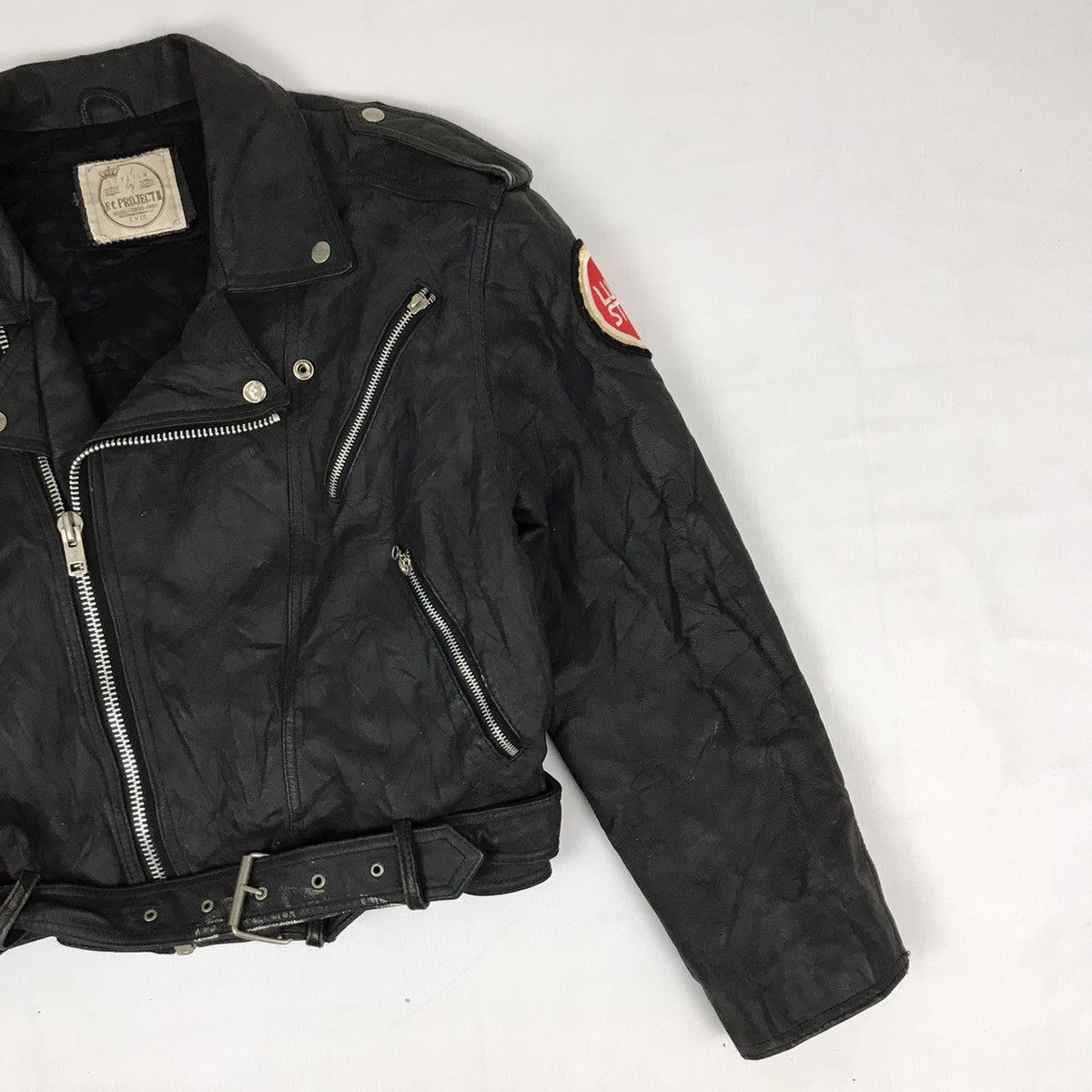 Harley Davidson × Vintage Vintage Harley Davidson Double Collar Leather Biker Jacket Size US M / EU 48-50 / 2 - 4 Thumbnail