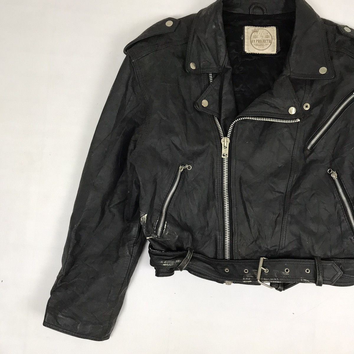 Harley Davidson × Vintage Vintage Harley Davidson Double Collar Leather Biker Jacket Size US M / EU 48-50 / 2 - 5 Thumbnail
