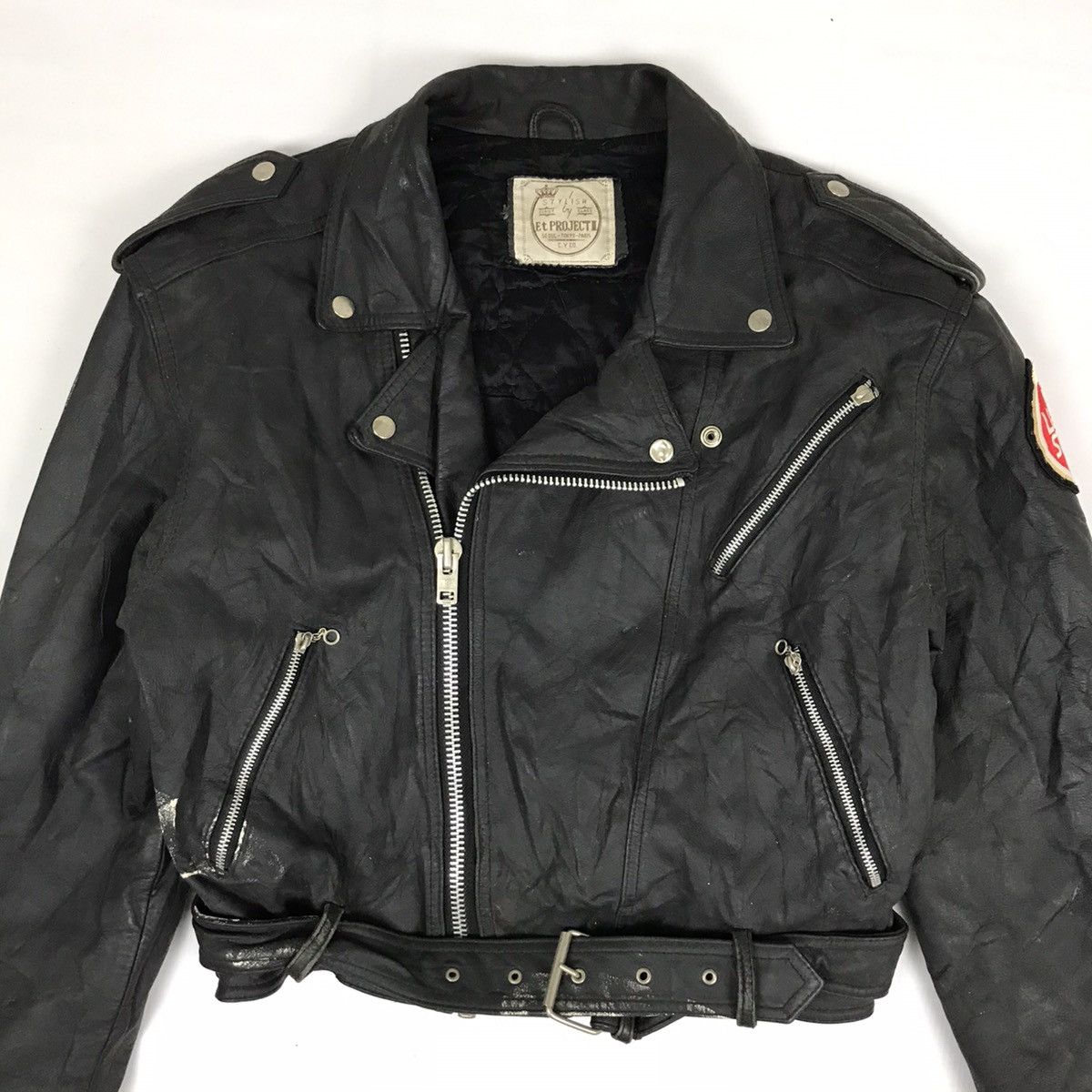 Harley Davidson × Vintage Vintage Harley Davidson Double Collar Leather Biker Jacket Size US M / EU 48-50 / 2 - 3 Thumbnail