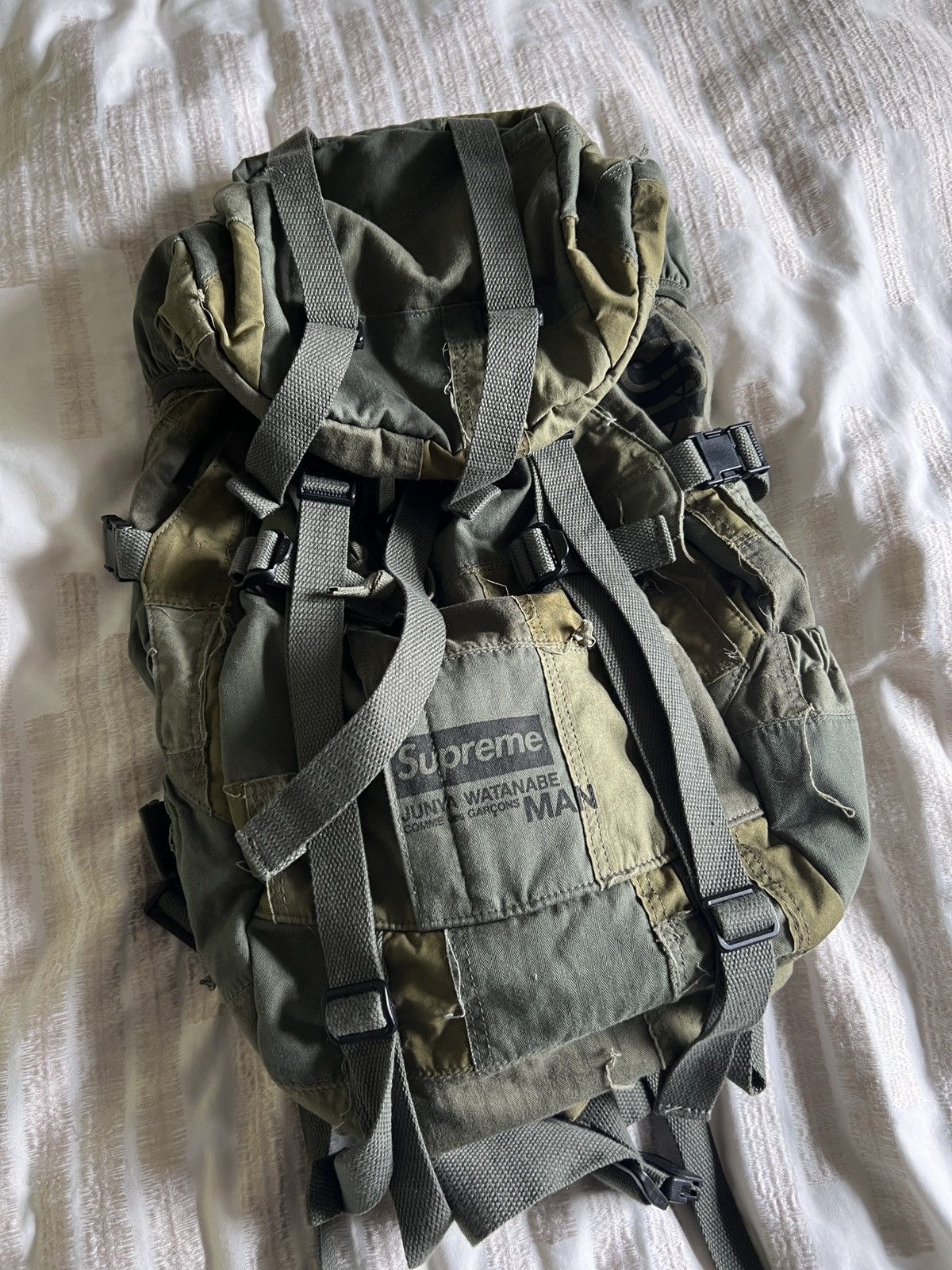 工場直販 Supreme JUNYA WATANABE Backpack Olive - バッグ