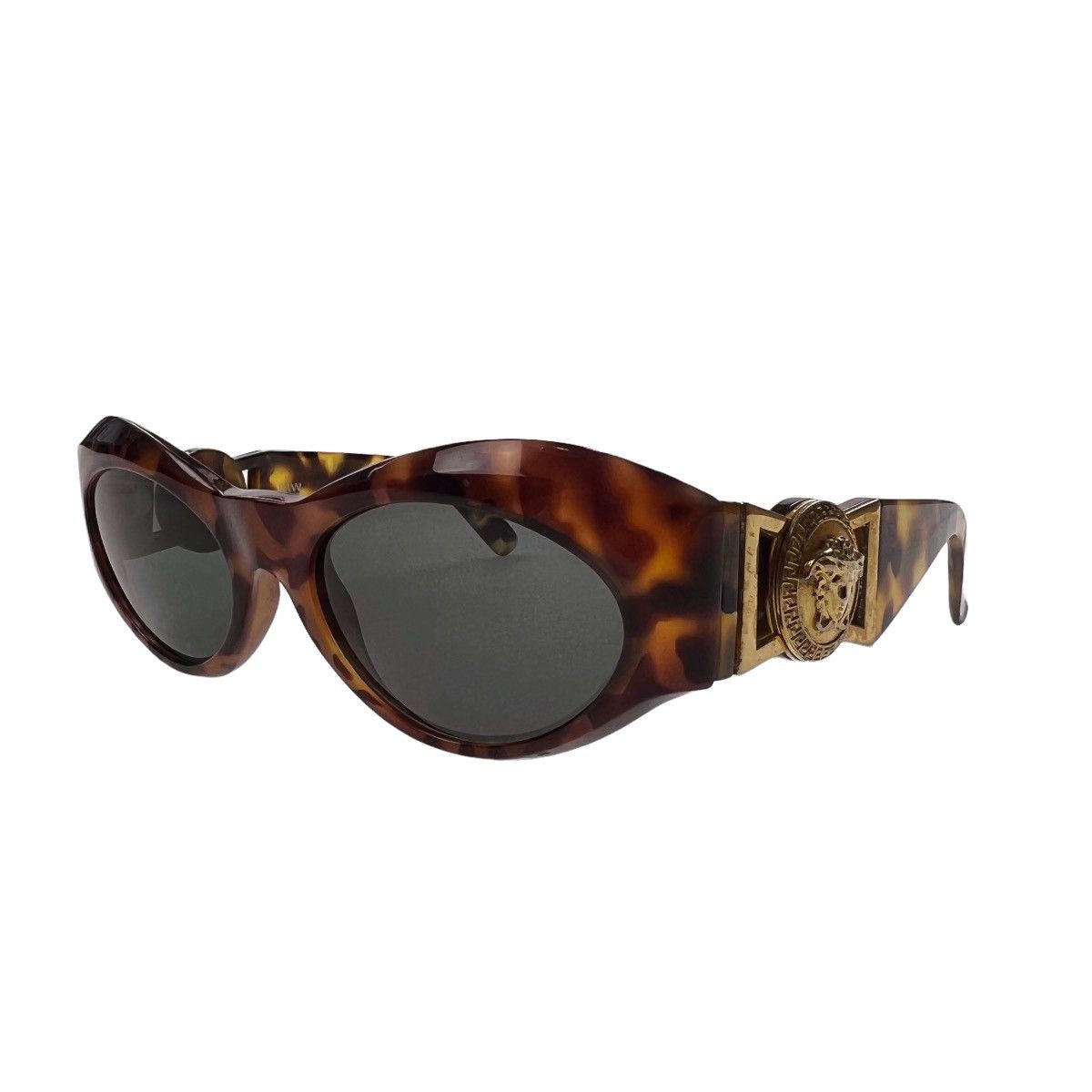 image of Versace Mod 424 Sunglasses in Tortoise, Men's