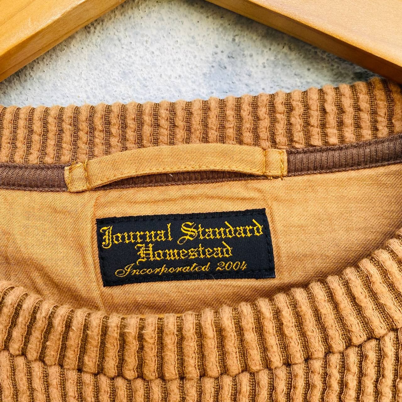 Japanese Brand × Journal Standard J.Standard 2004 Incorporated Camel Brown LS Japan Made Size US S / EU 44-46 / 1 - 5 Thumbnail